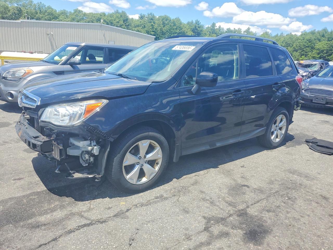 2015 Subaru Forester 2.5i Premium Черный vin: JF2SJADC4FH816172