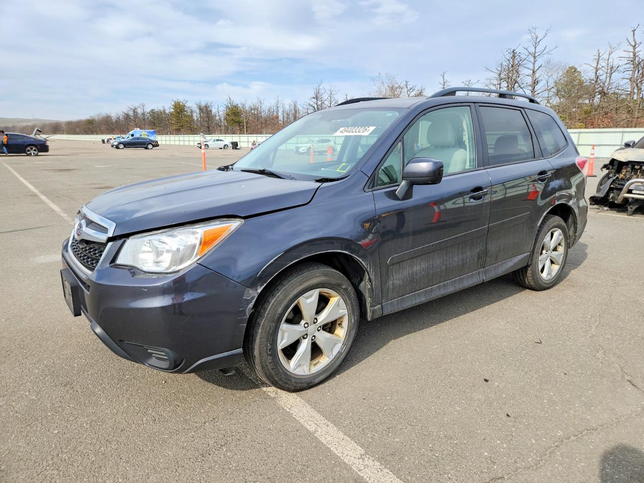 2015 Subaru Forester 2.5i Premium Black vin: JF2SJADC4FH836471