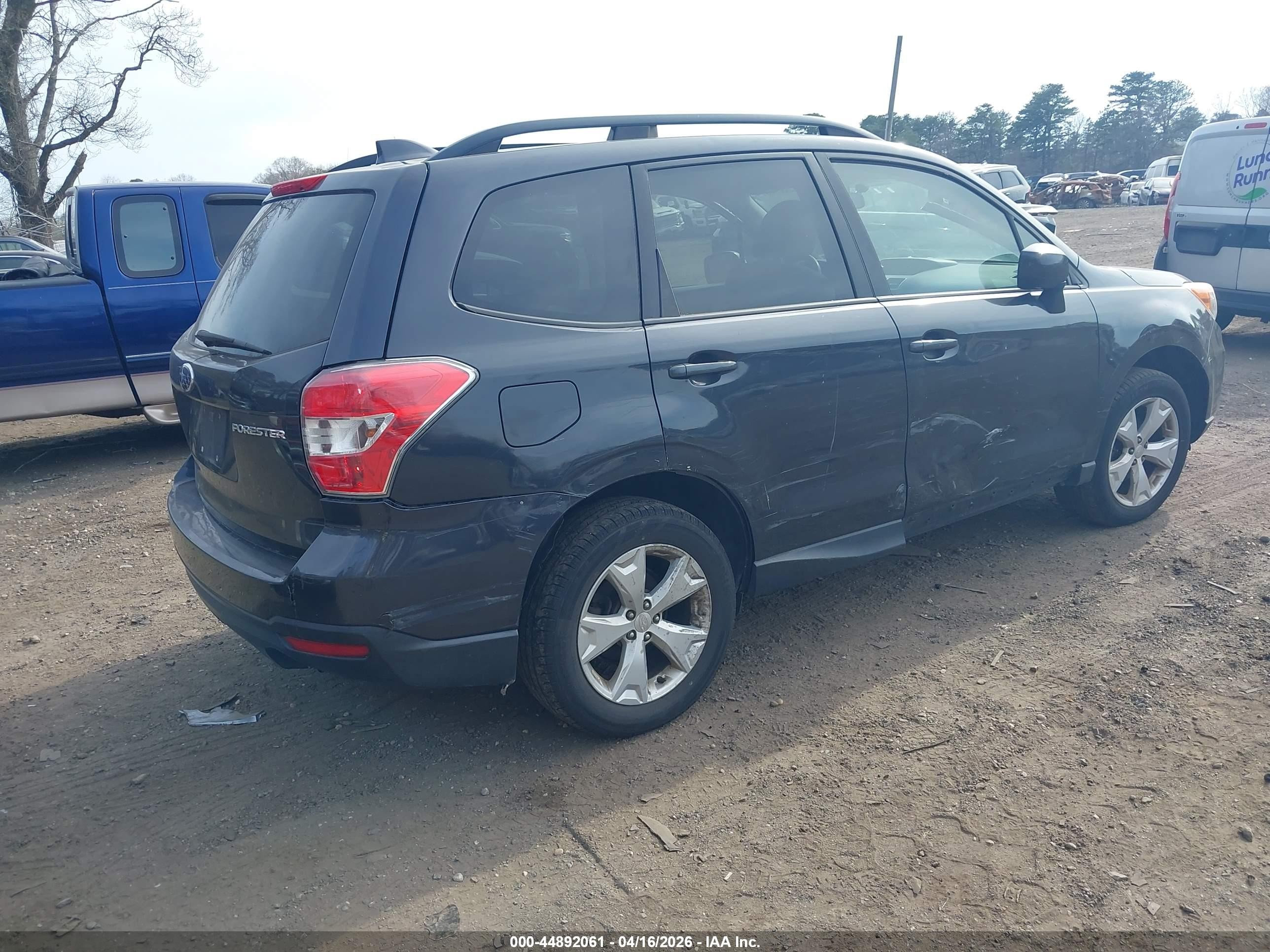 2016 Subaru Forester 2.5i Premium Gray vin: JF2SJADC4GH540089