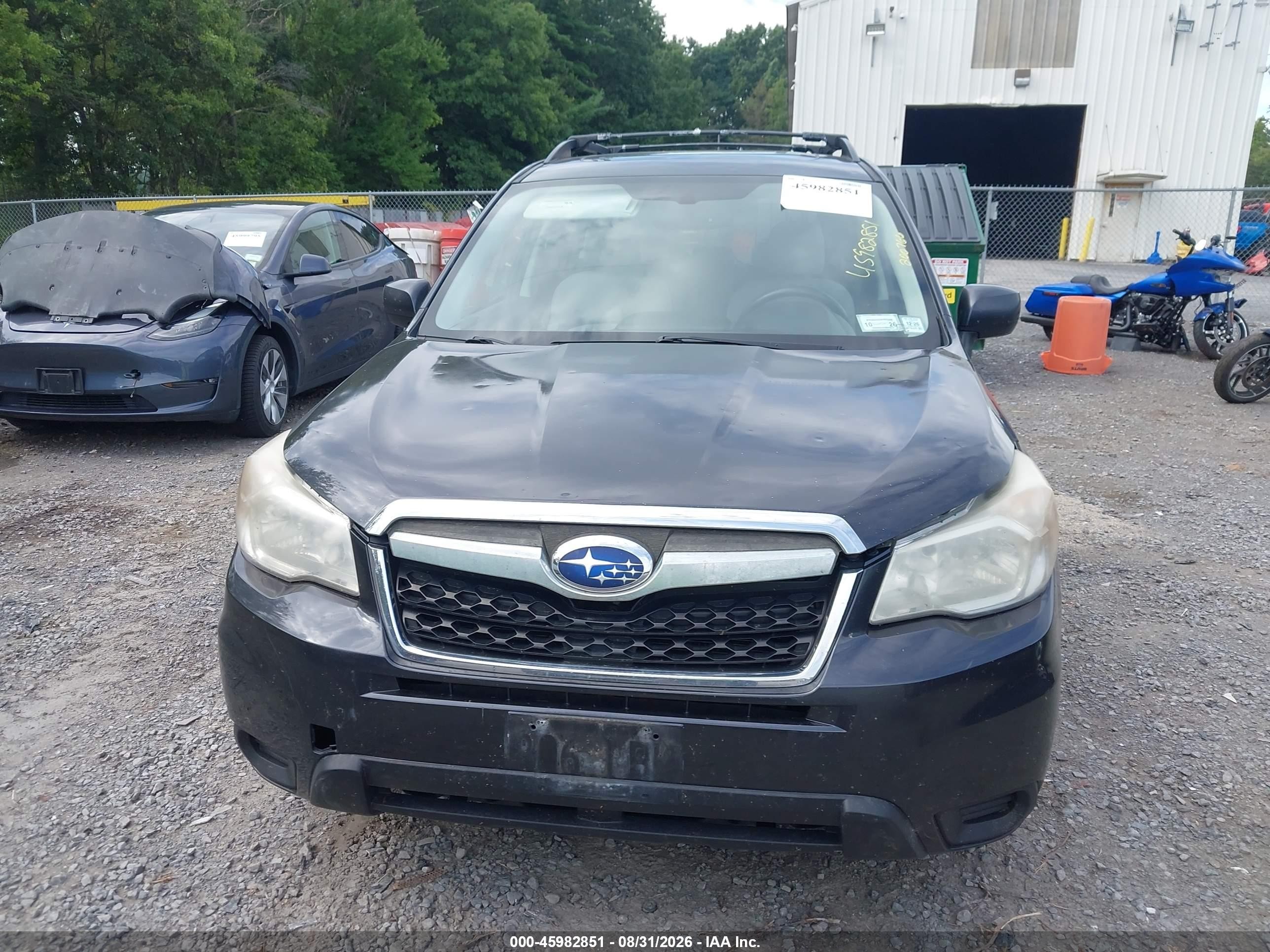 2014 Subaru Forester 2.5i Premium Gray vin: JF2SJADC5EH441875