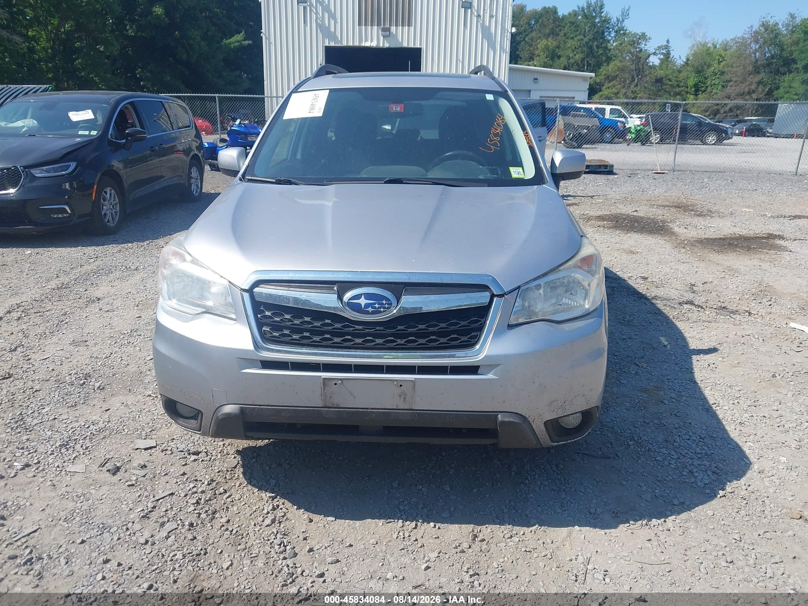 2015 Subaru Forester 2.5i Premium Silver vin: JF2SJADC5FH416444