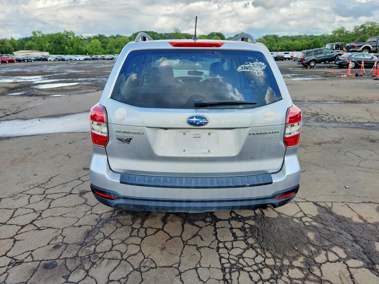 2015 Subaru Forester 2.5i Premium Silver vin: JF2SJADC5FH446219