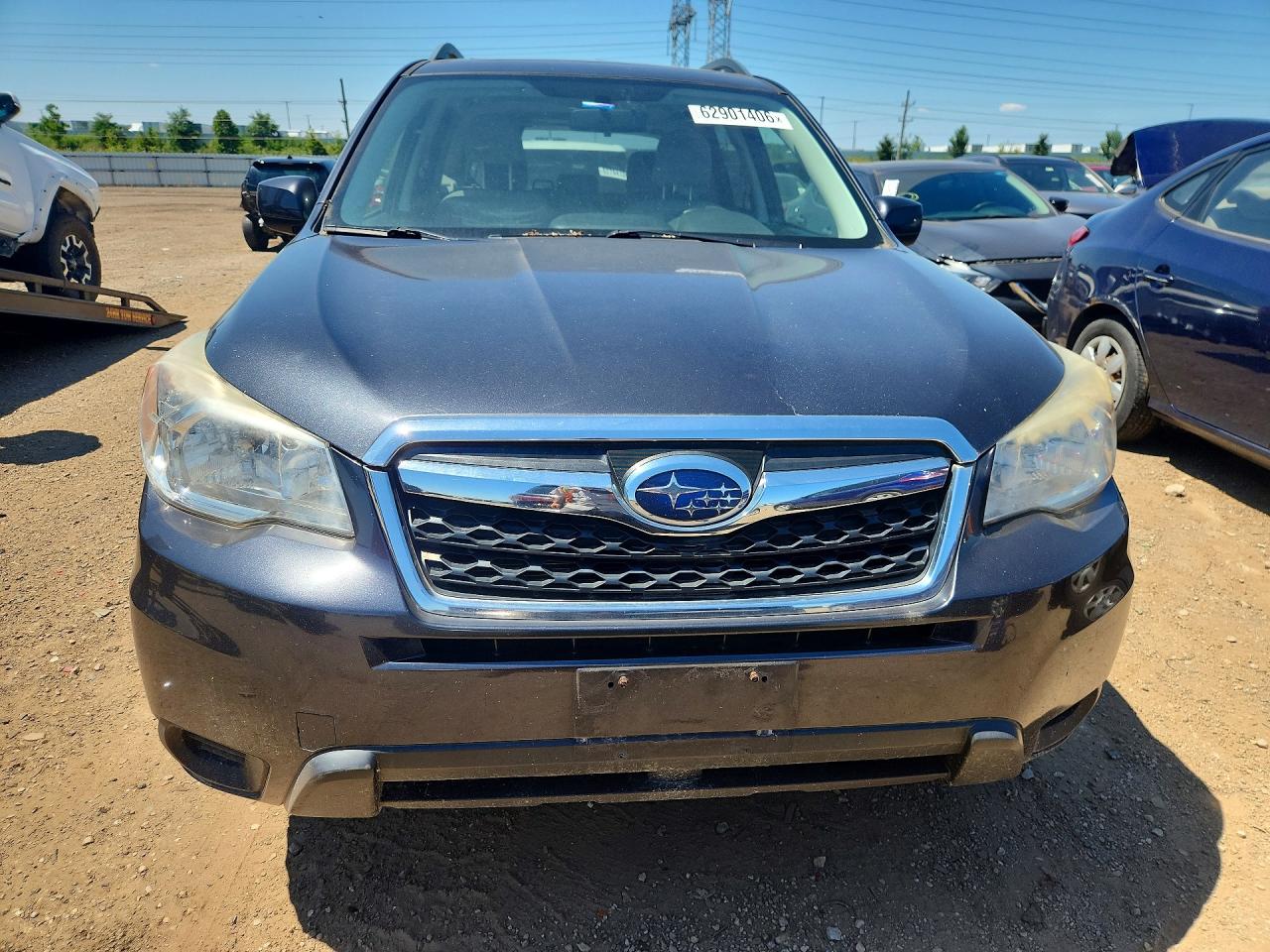 2015 Subaru Forester Blue vin: JF2SJADC5FH453302