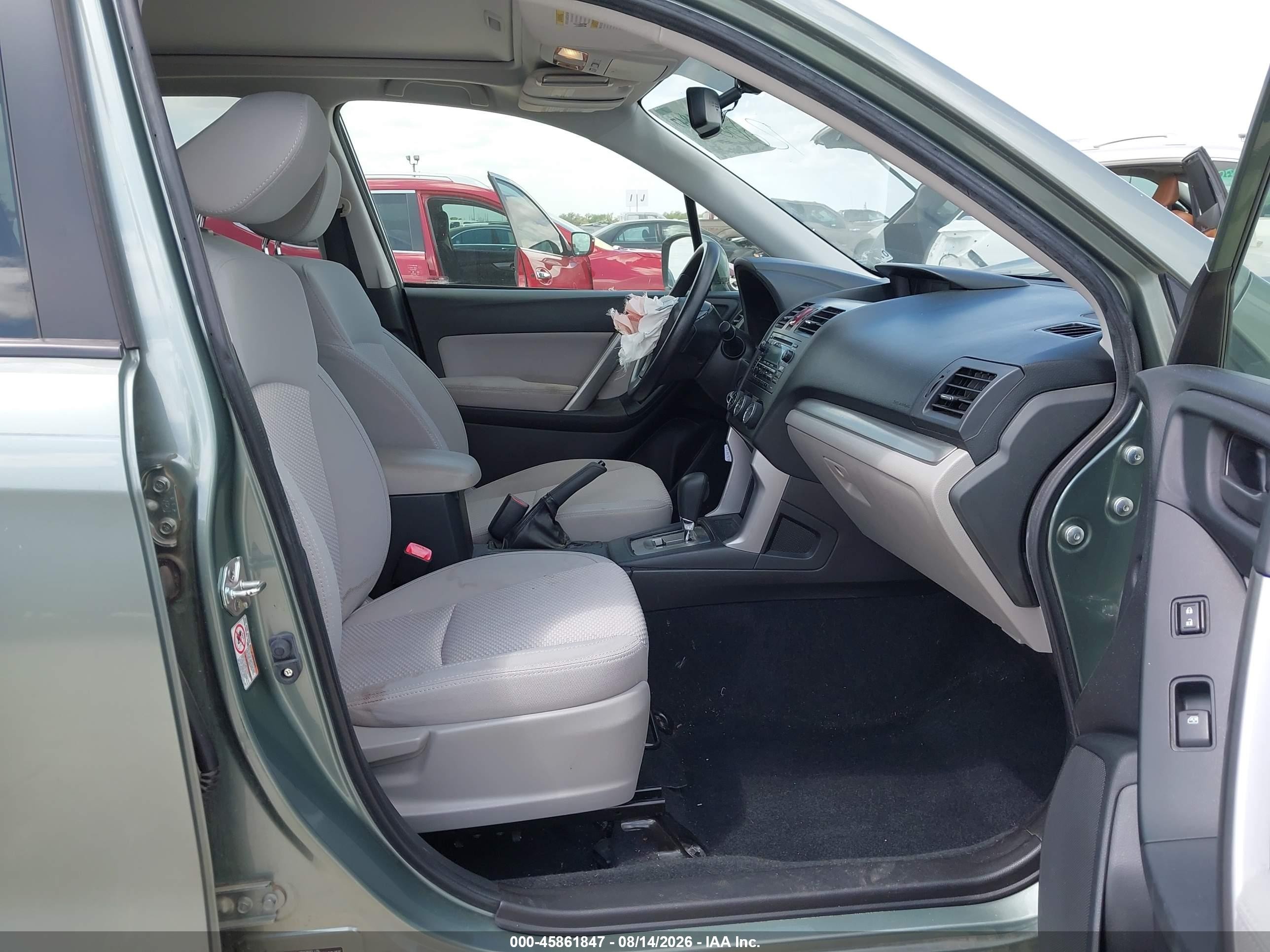 2015 Subaru Forester 2.5i Premium Зеленый vin: JF2SJADC5FH456040