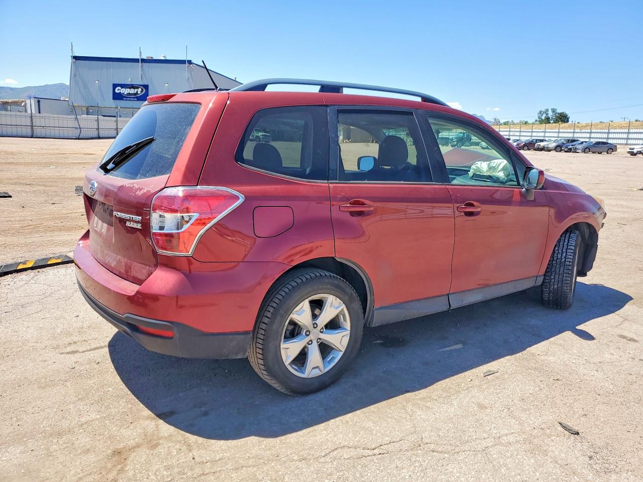 2015 Subaru Forester 2.5i Premium Red vin: JF2SJADC5FH470536