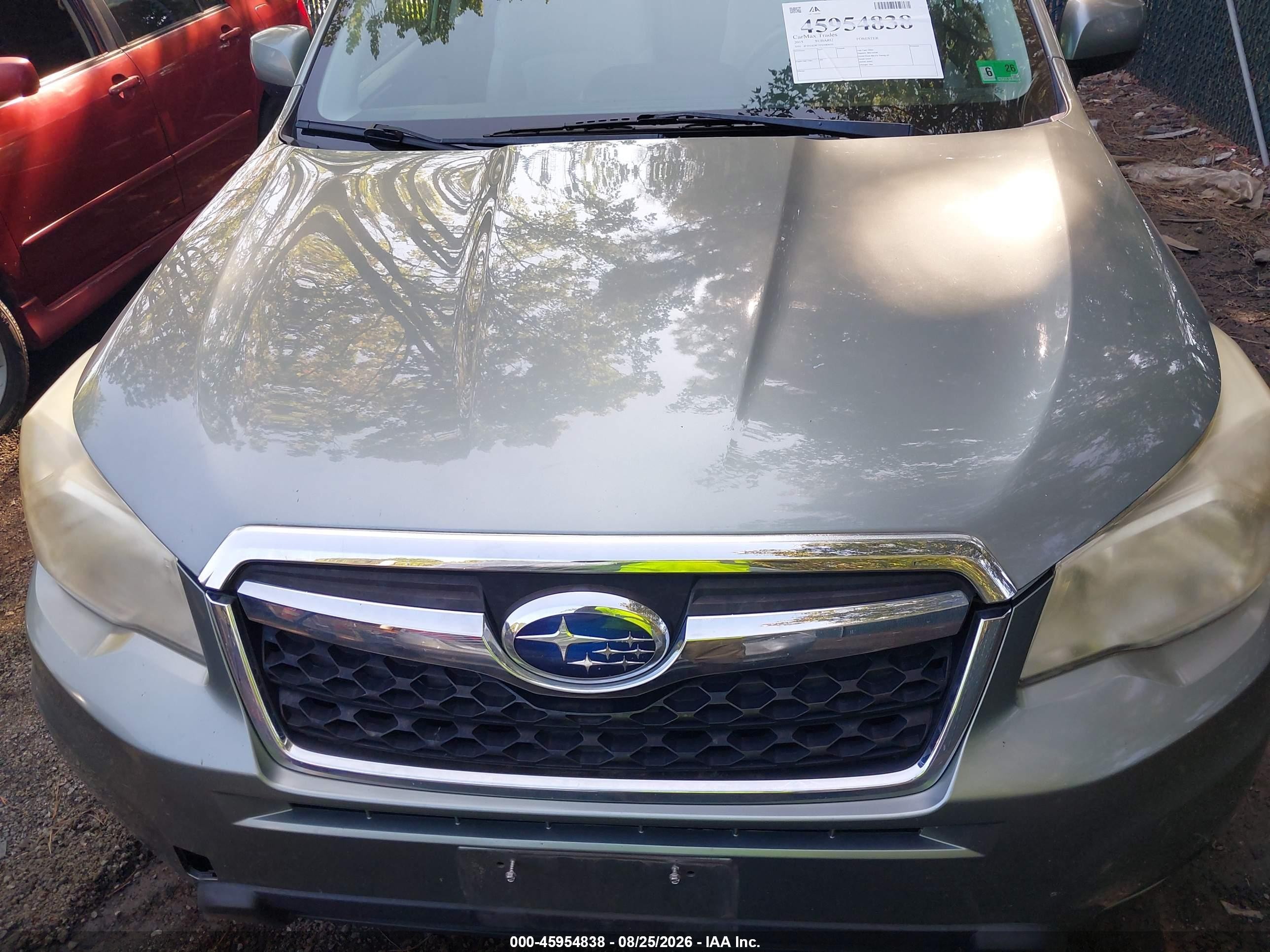 2015 Subaru Forester 2.5i Premium Green vin: JF2SJADC5FH480659