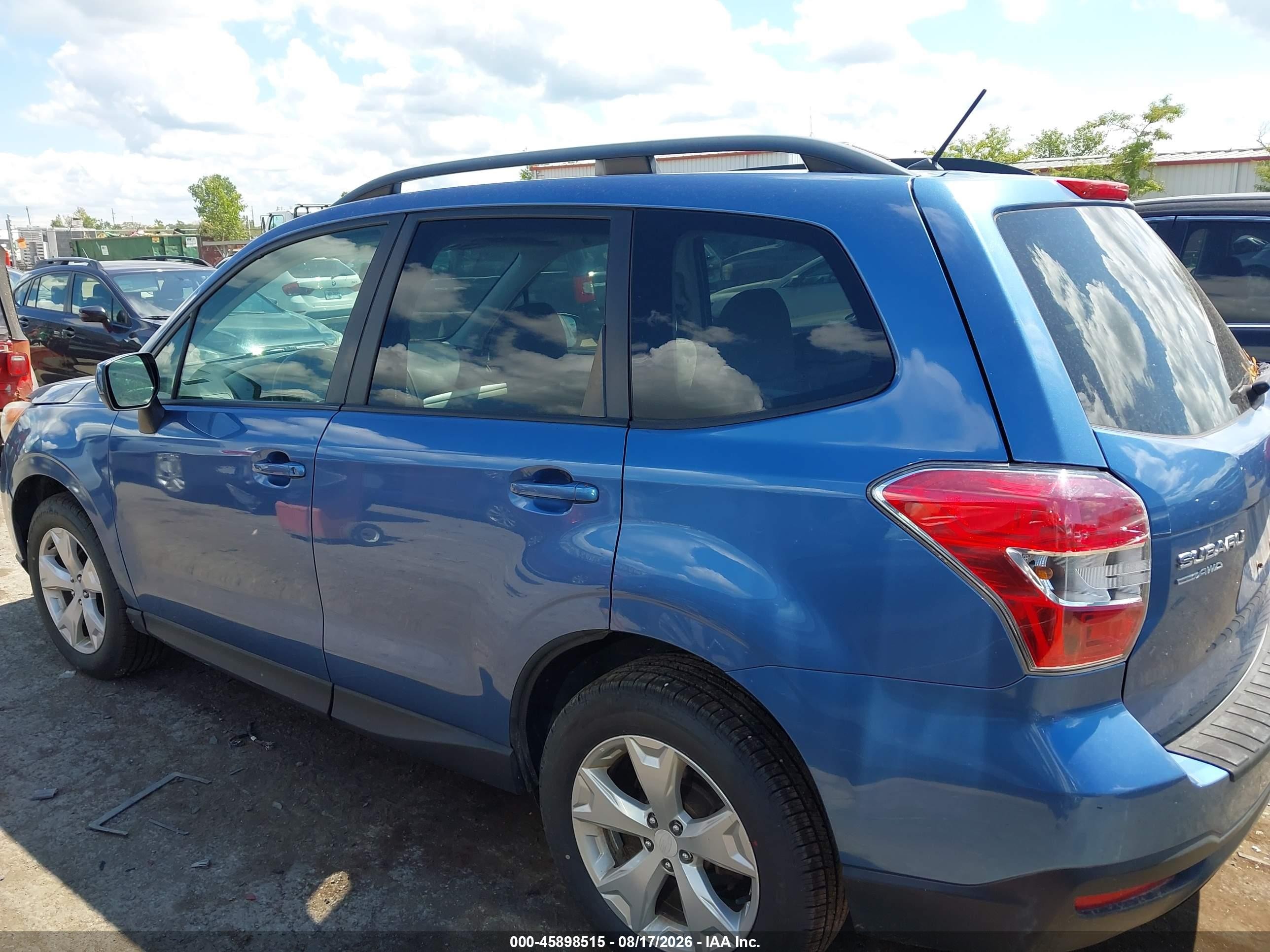 2015 Subaru Forester 2.5i Premium Blue vin: JF2SJADC5FH491399