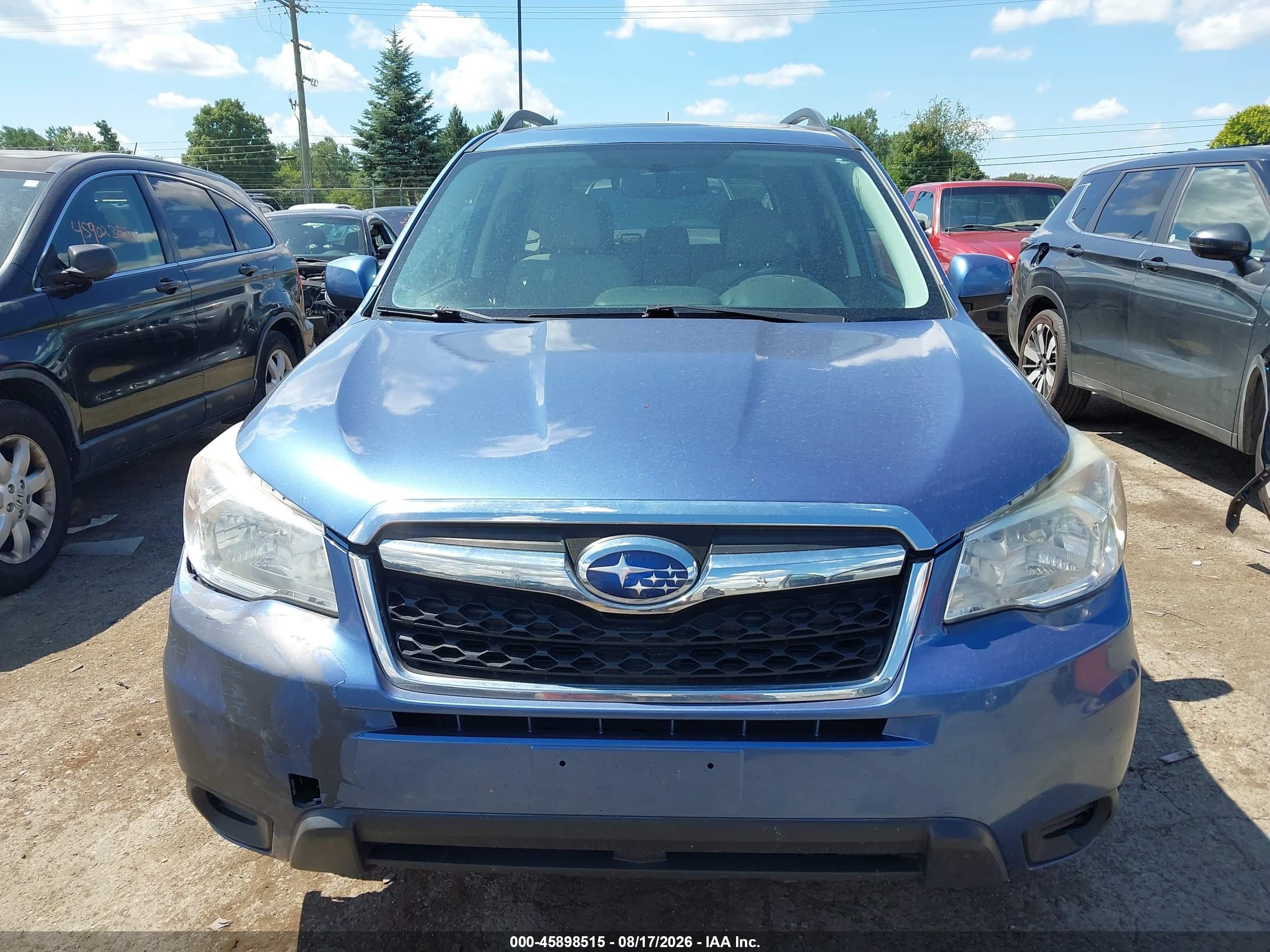 2015 Subaru Forester 2.5i Premium Blue vin: JF2SJADC5FH491399