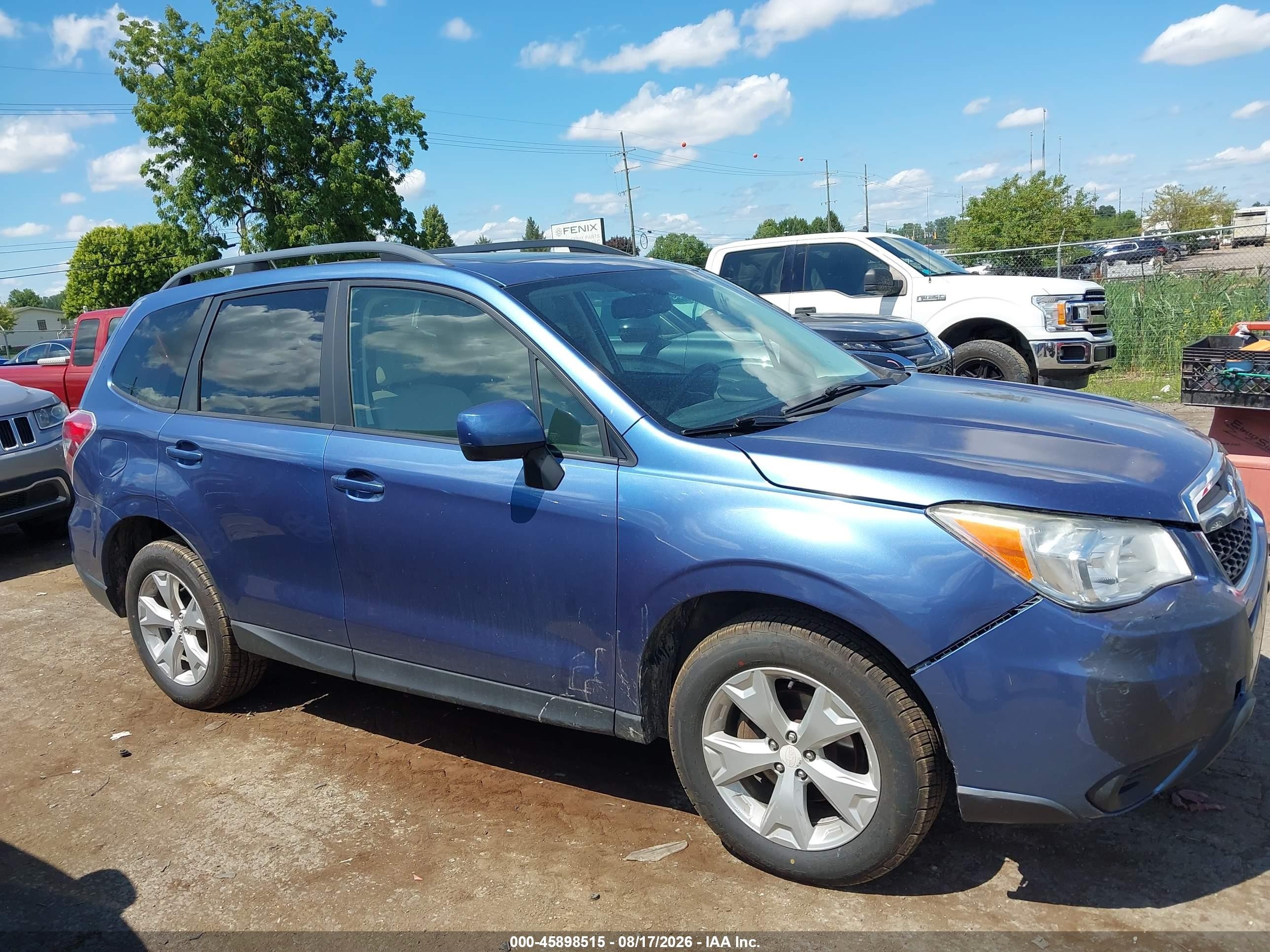 2015 Subaru Forester 2.5i Premium Blue vin: JF2SJADC5FH491399