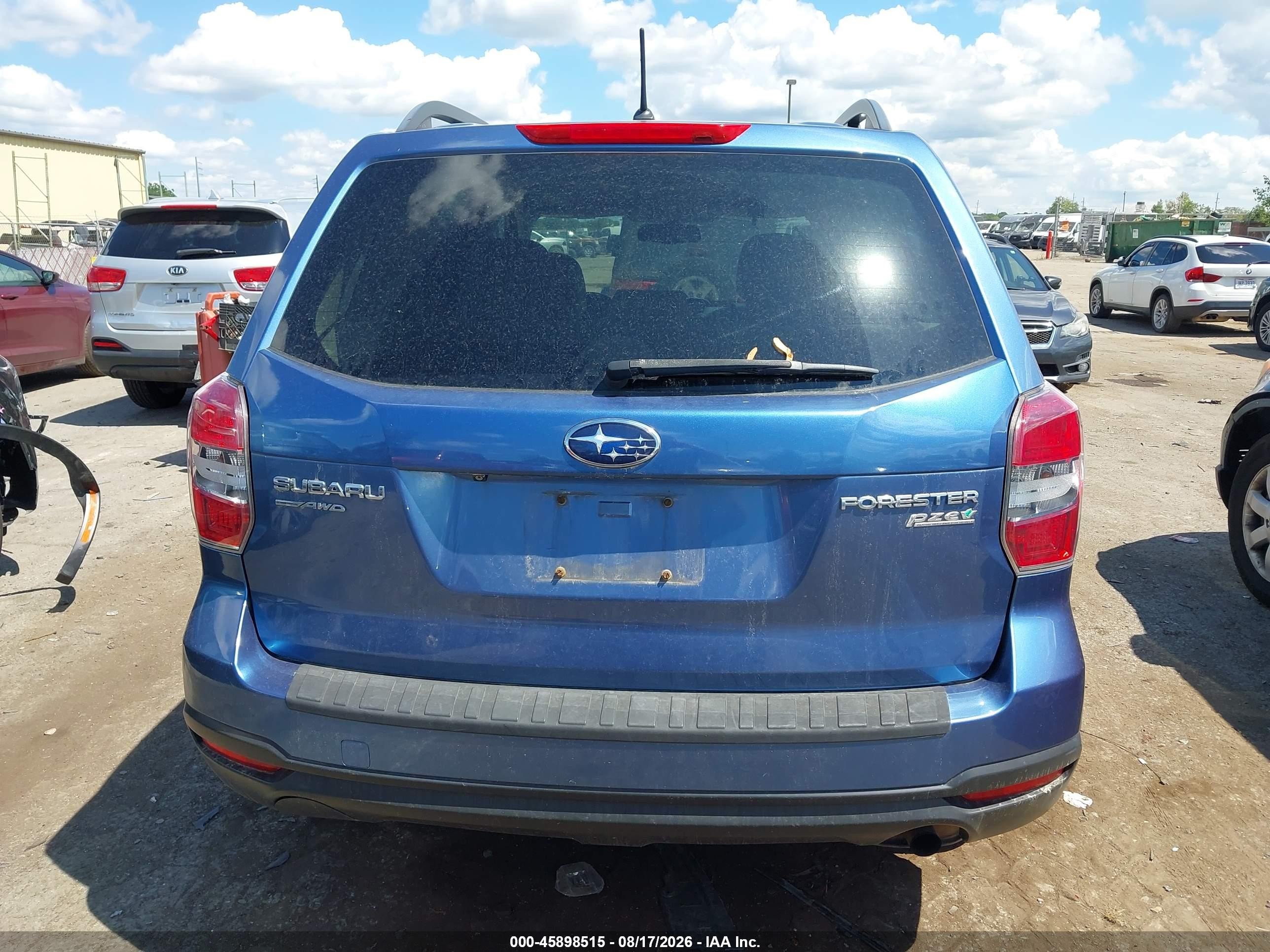 2015 Subaru Forester 2.5i Premium Blue vin: JF2SJADC5FH491399