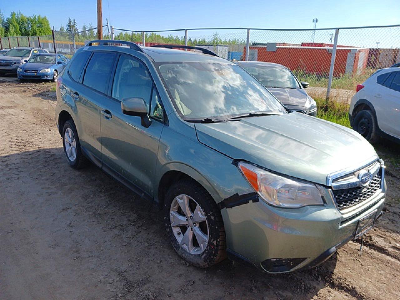 2015 Subaru Forester 2.5i Premium Green vin: JF2SJADC5FH513269