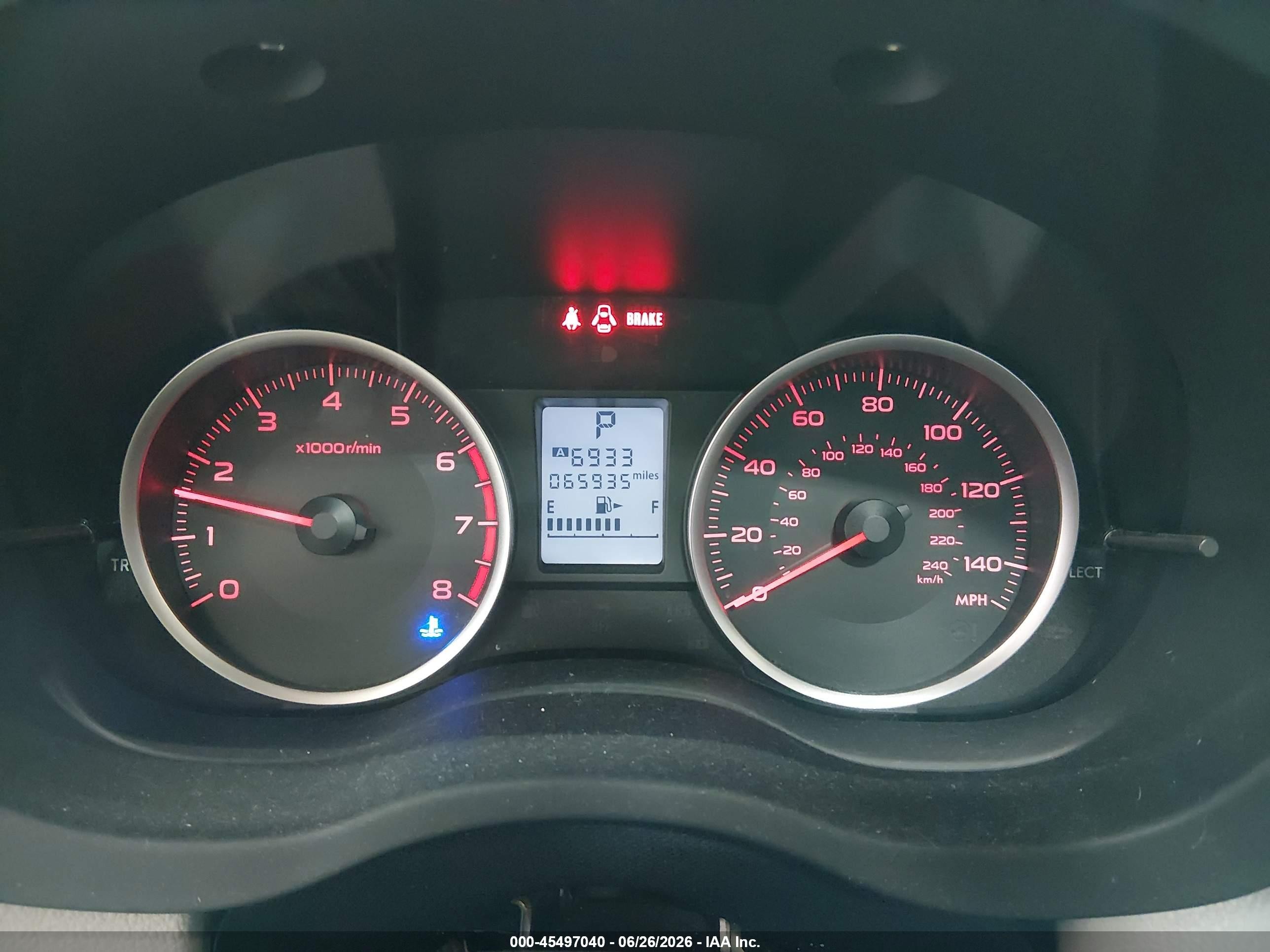 2015 Subaru Forester 2.5i Premium Red vin: JF2SJADC5FH576677