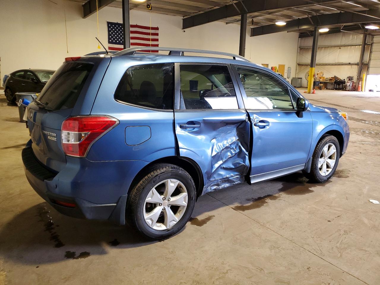 2015 Subaru Forester 2.5i Premium Blue vin: JF2SJADC5FH588750