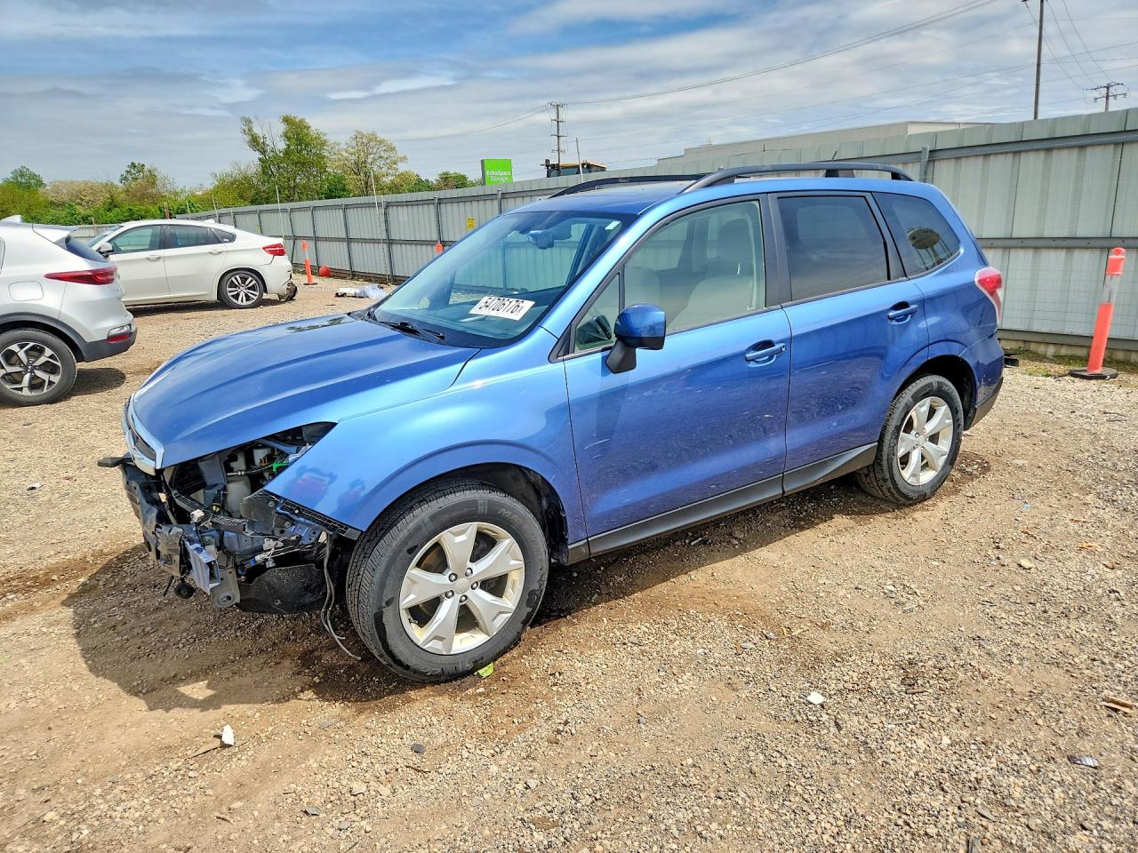 2015 Subaru Forester 2.5i Premium Blue vin: JF2SJADC5FH593933