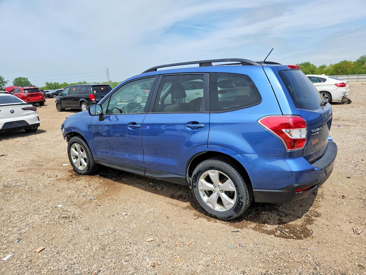 2015 Subaru Forester 2.5i Premium Blue vin: JF2SJADC5FH593933