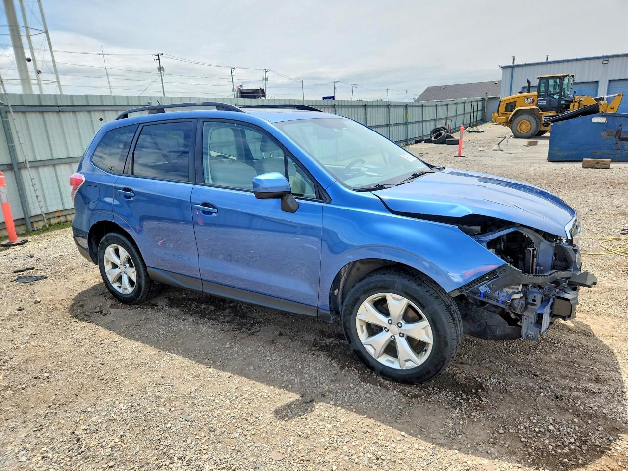 2015 Subaru Forester 2.5i Premium Blue vin: JF2SJADC5FH593933