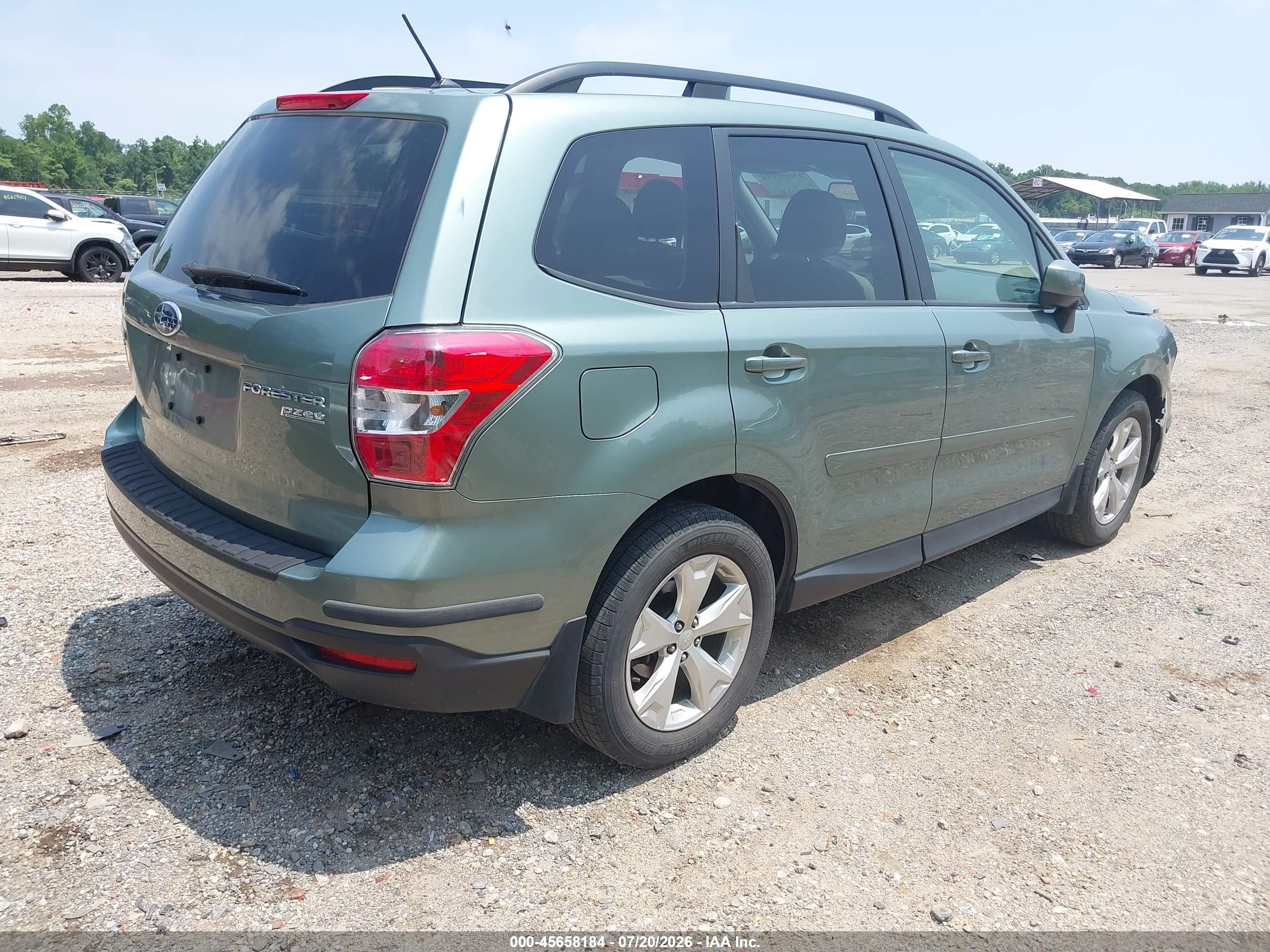 2015 Subaru Forester 2.5i Premium Gray vin: JF2SJADC5FH802202