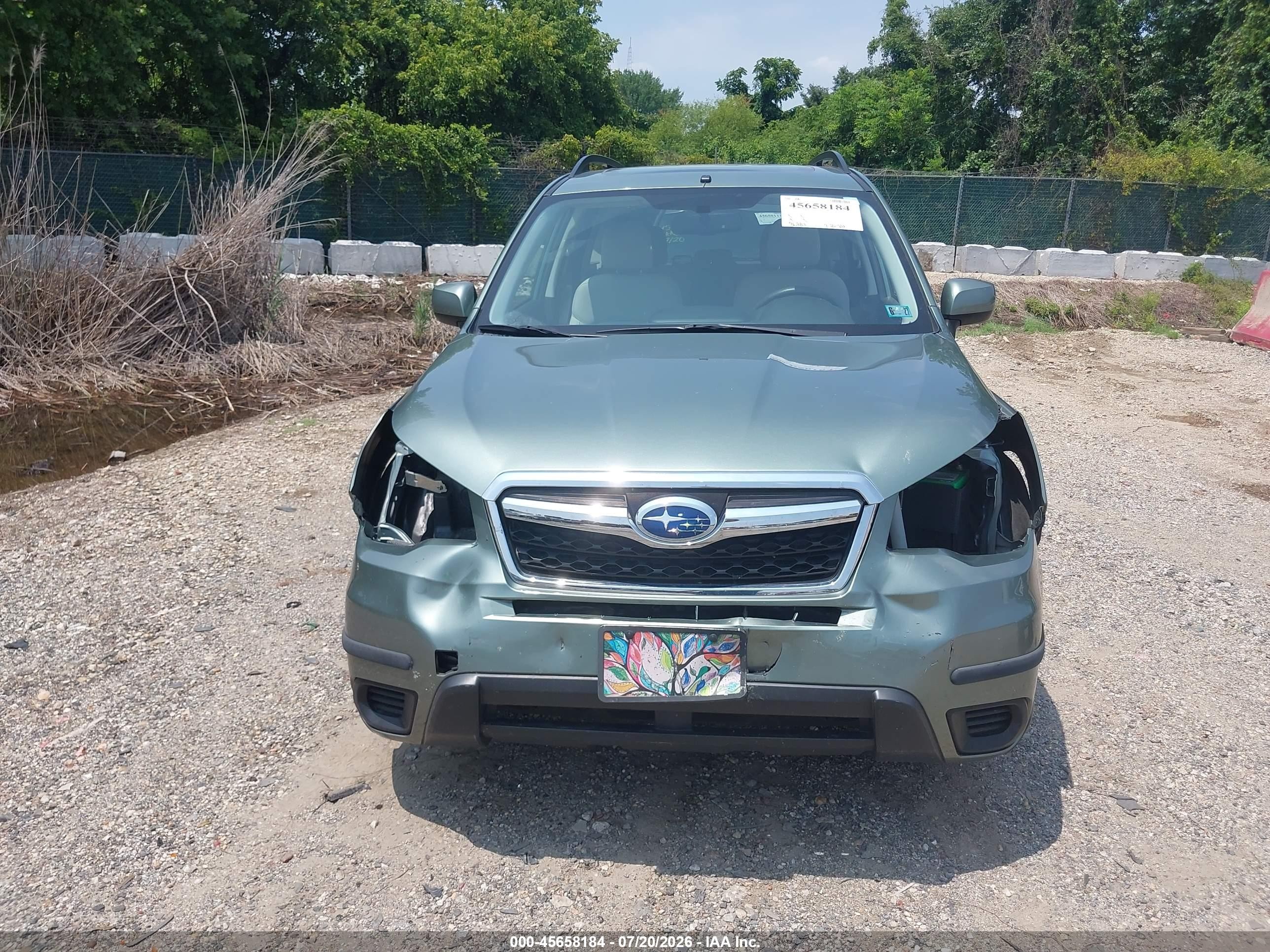2015 Subaru Forester 2.5i Premium Gray vin: JF2SJADC5FH802202