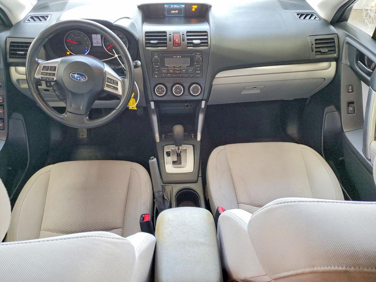 2015 Subaru Forester 2.5i Premium White vin: JF2SJADC5FH818576