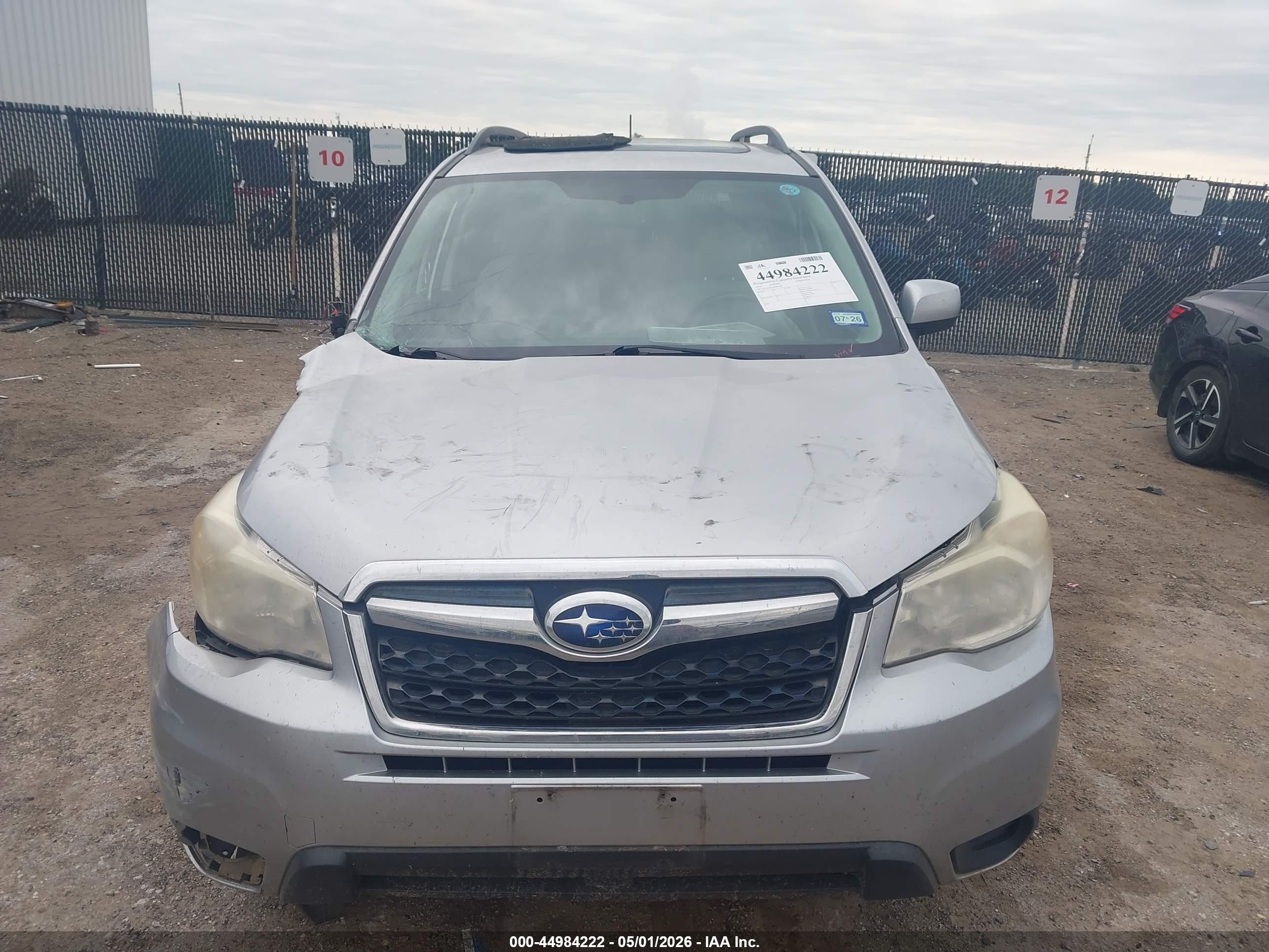 2014 Subaru Forester 2.5i Premium Silver vin: JF2SJADC6EH481785