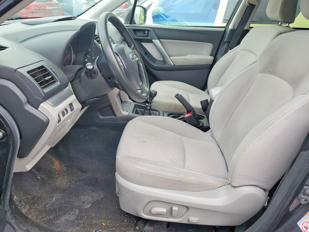 2015 Subaru Forester 2.5i Premium Gray vin: JF2SJADC6FG442315