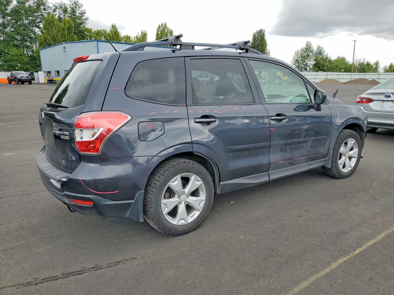 2015 Subaru Forester 2.5i Premium Gray vin: JF2SJADC6FG442315