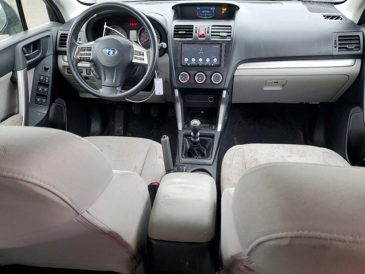 2015 Subaru Forester 2.5i Premium Gray vin: JF2SJADC6FG442315