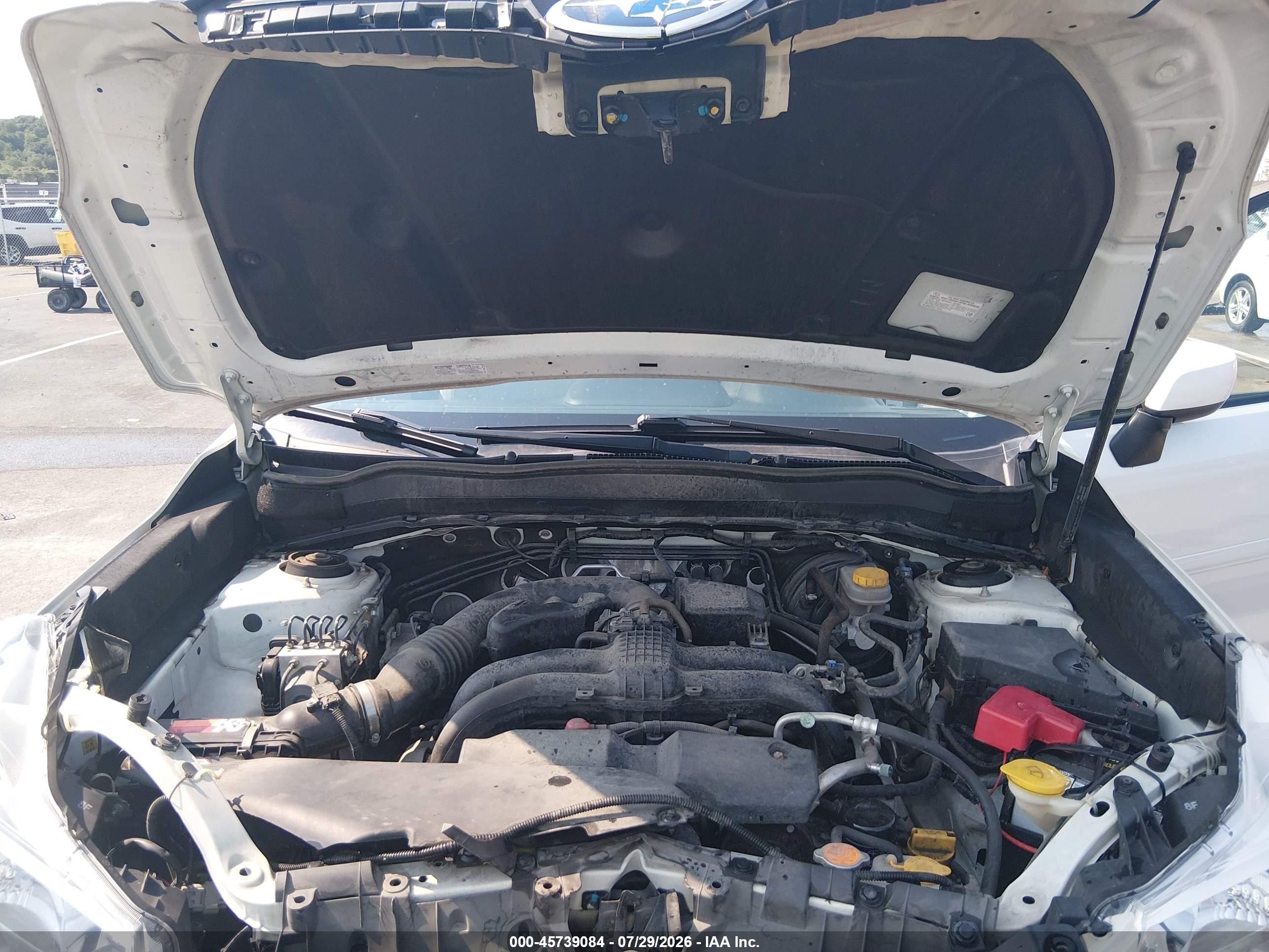 2015 Subaru Forester 2.5i Premium Белый vin: JF2SJADC6FH434645