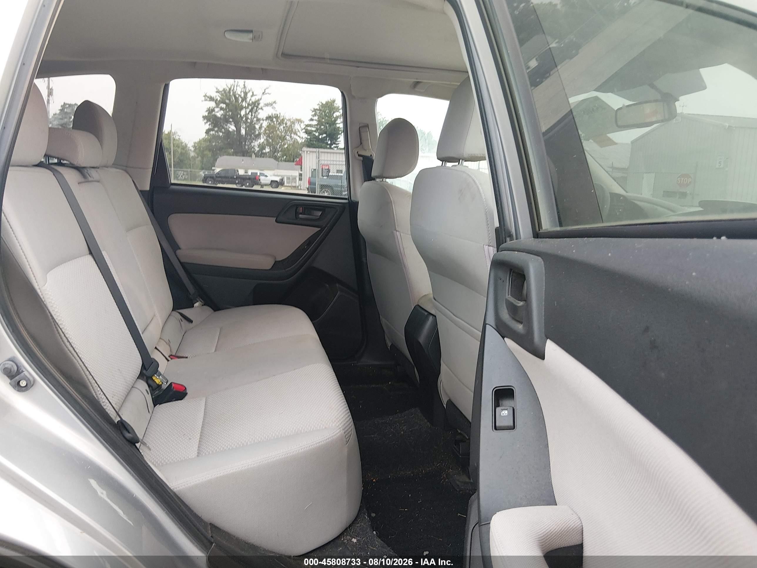 2015 Subaru Forester 2.5i Premium Gray vin: JF2SJADC6FH458847
