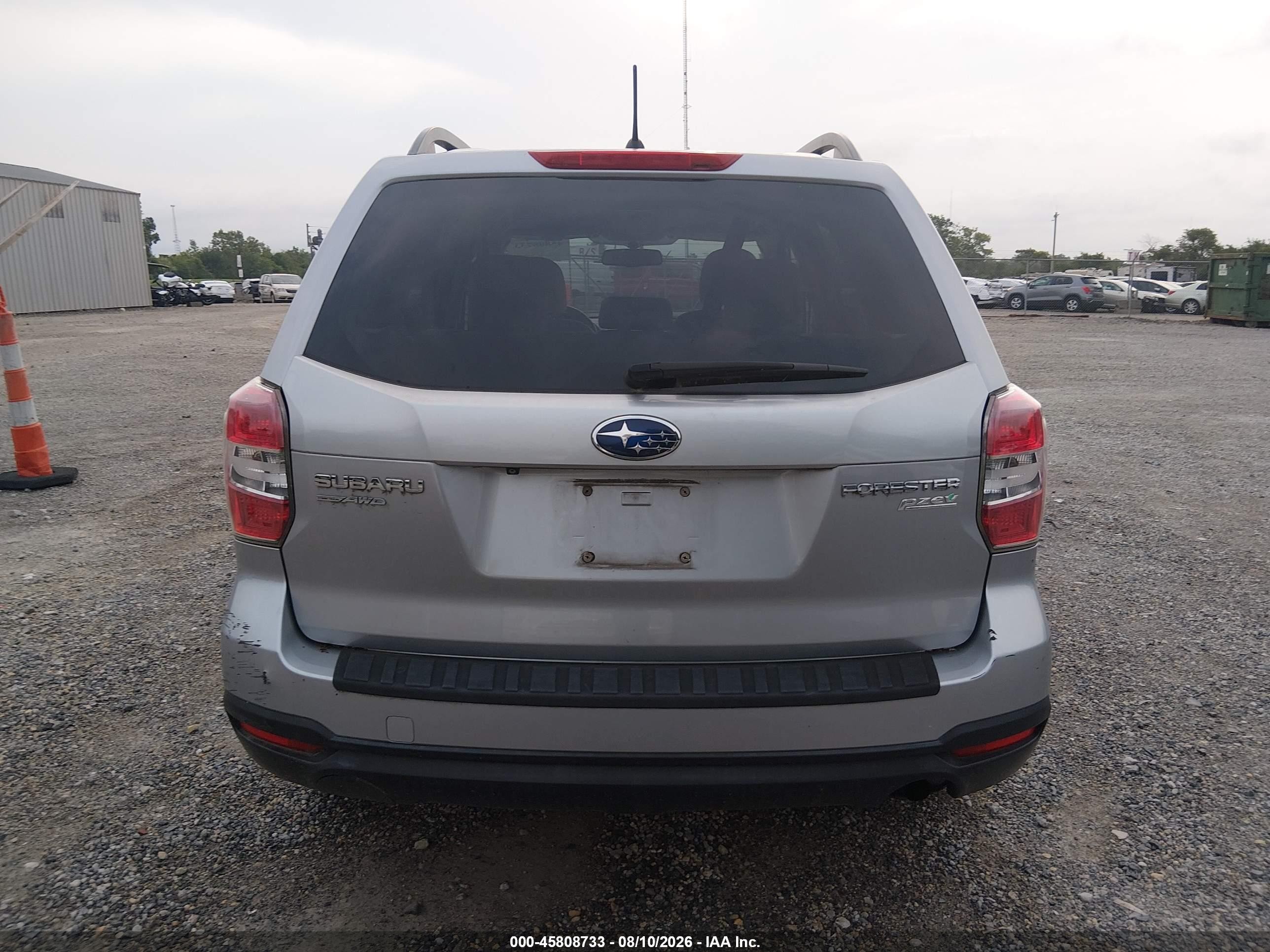 2015 Subaru Forester 2.5i Premium Gray vin: JF2SJADC6FH458847