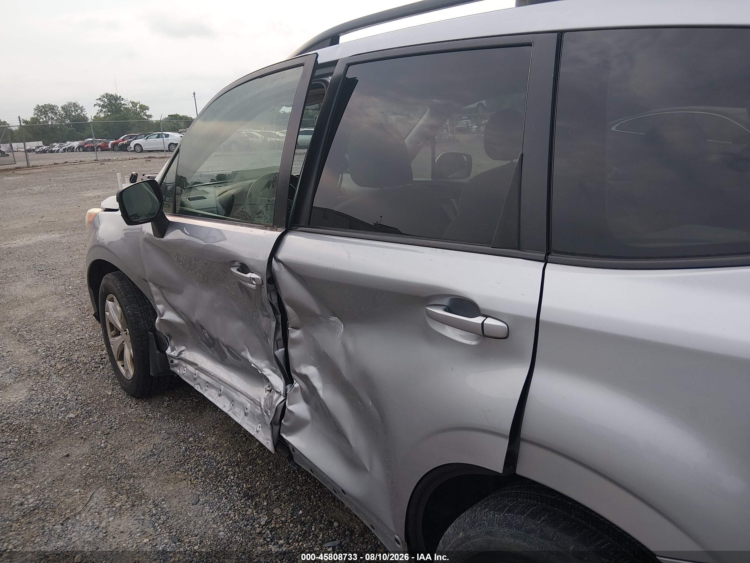 2015 Subaru Forester 2.5i Premium Gray vin: JF2SJADC6FH458847