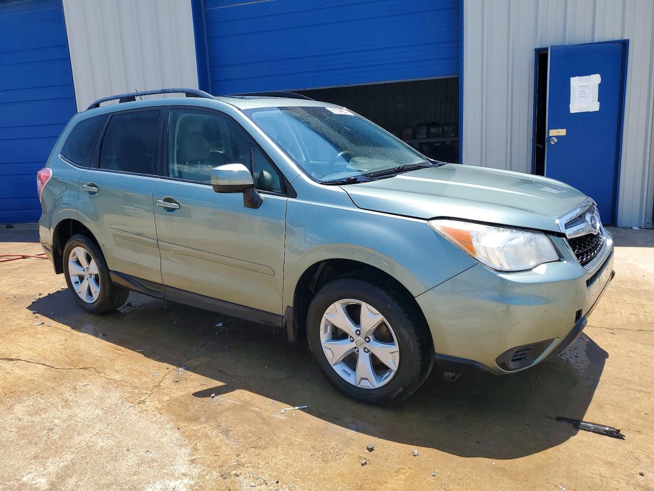 2015 Subaru Forester 2.5i Premium Green vin: JF2SJADC6FH505679