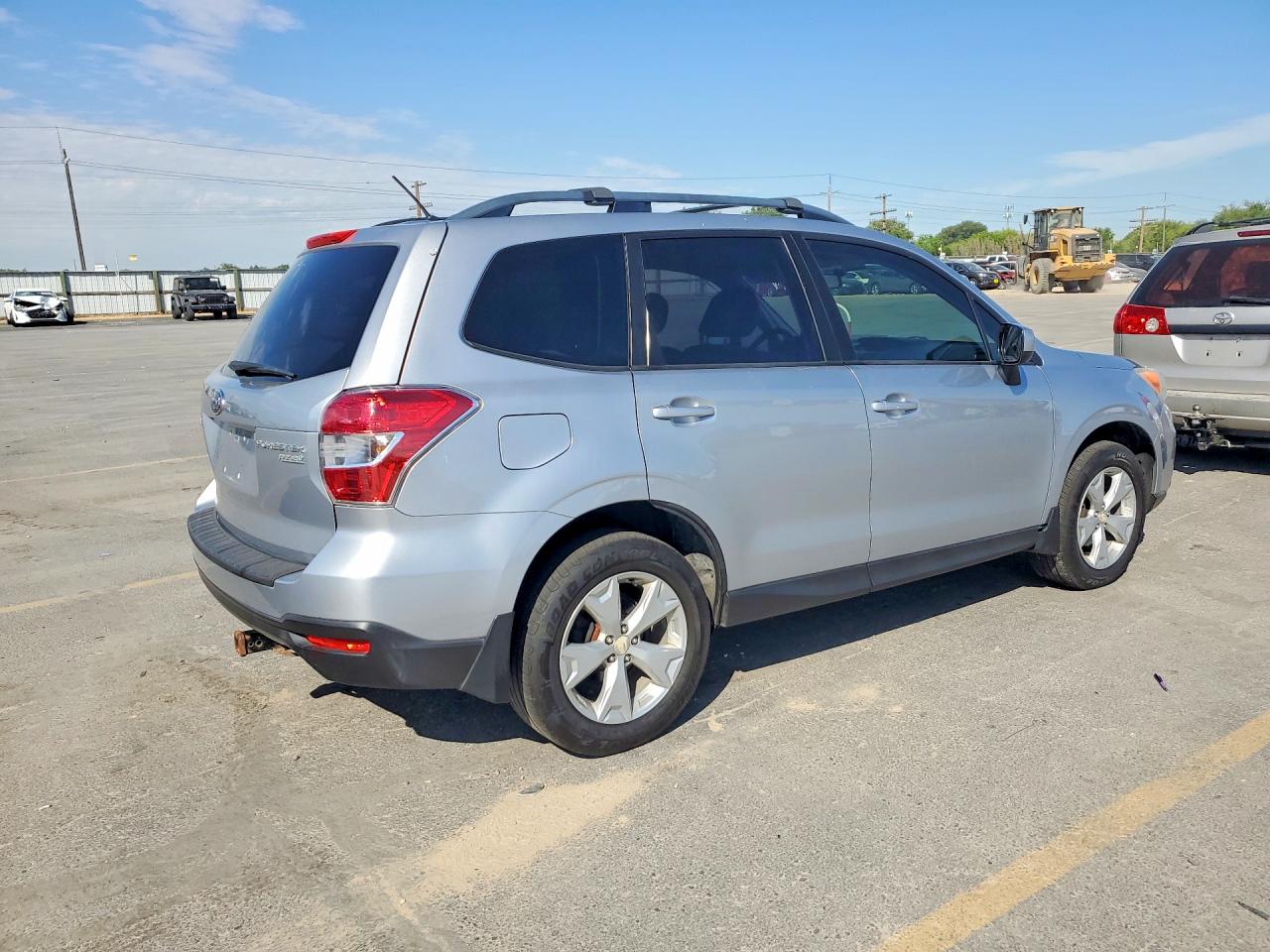 2015 Subaru Forester 2.5i Premium Silver vin: JF2SJADC6FH532509
