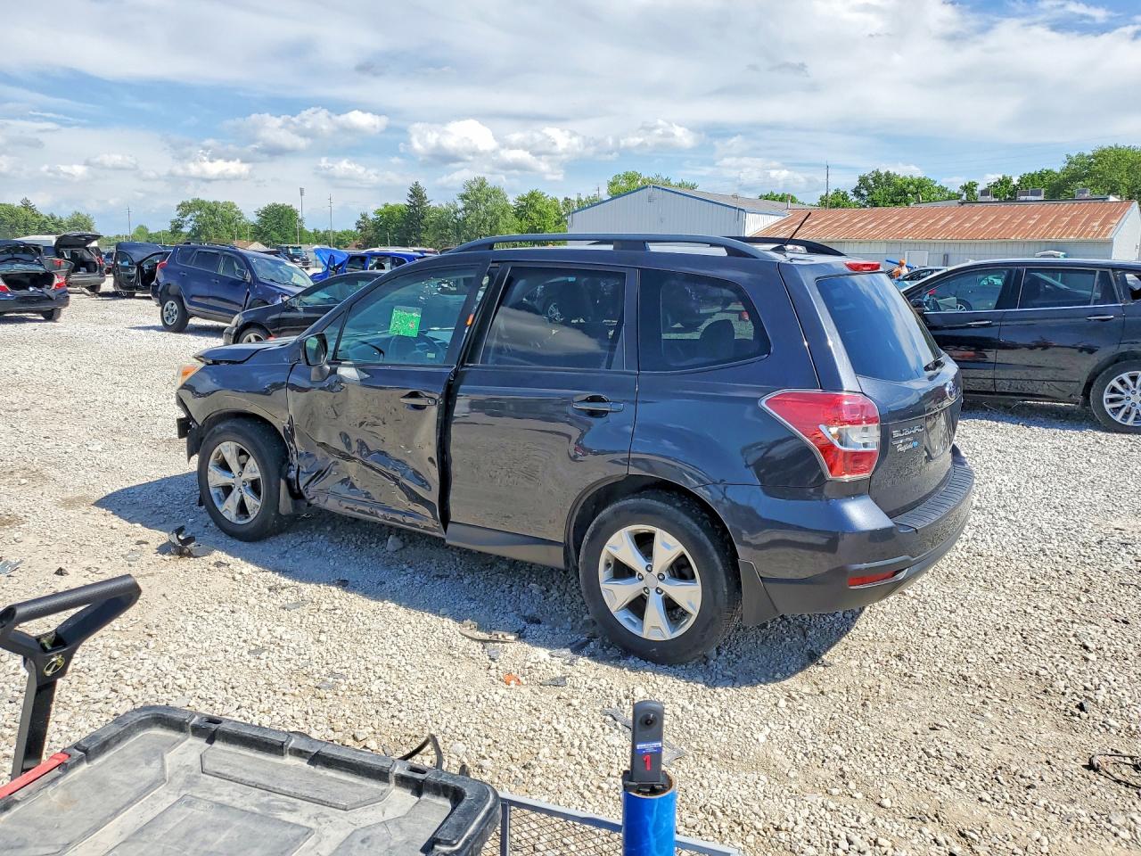 2015 Subaru Forester 2.5i Premium Black vin: JF2SJADC6FH581421
