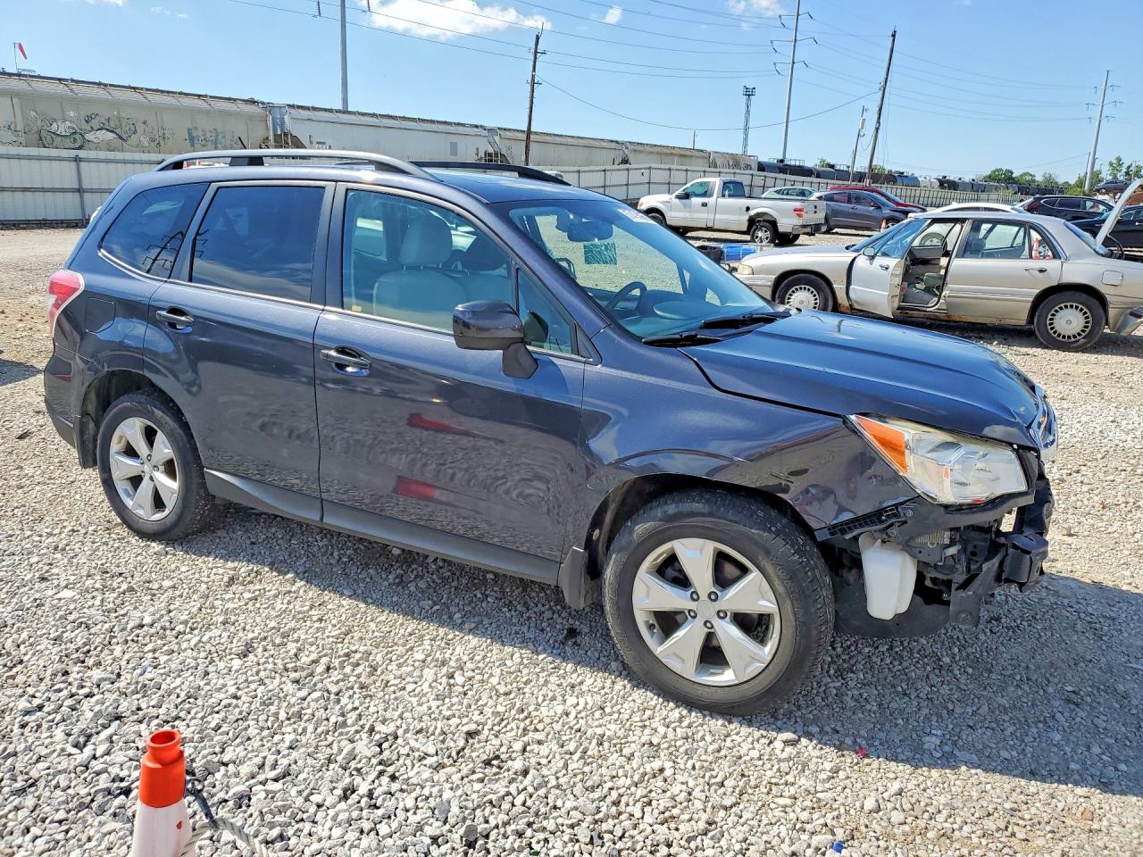 2015 Subaru Forester 2.5i Premium Black vin: JF2SJADC6FH581421