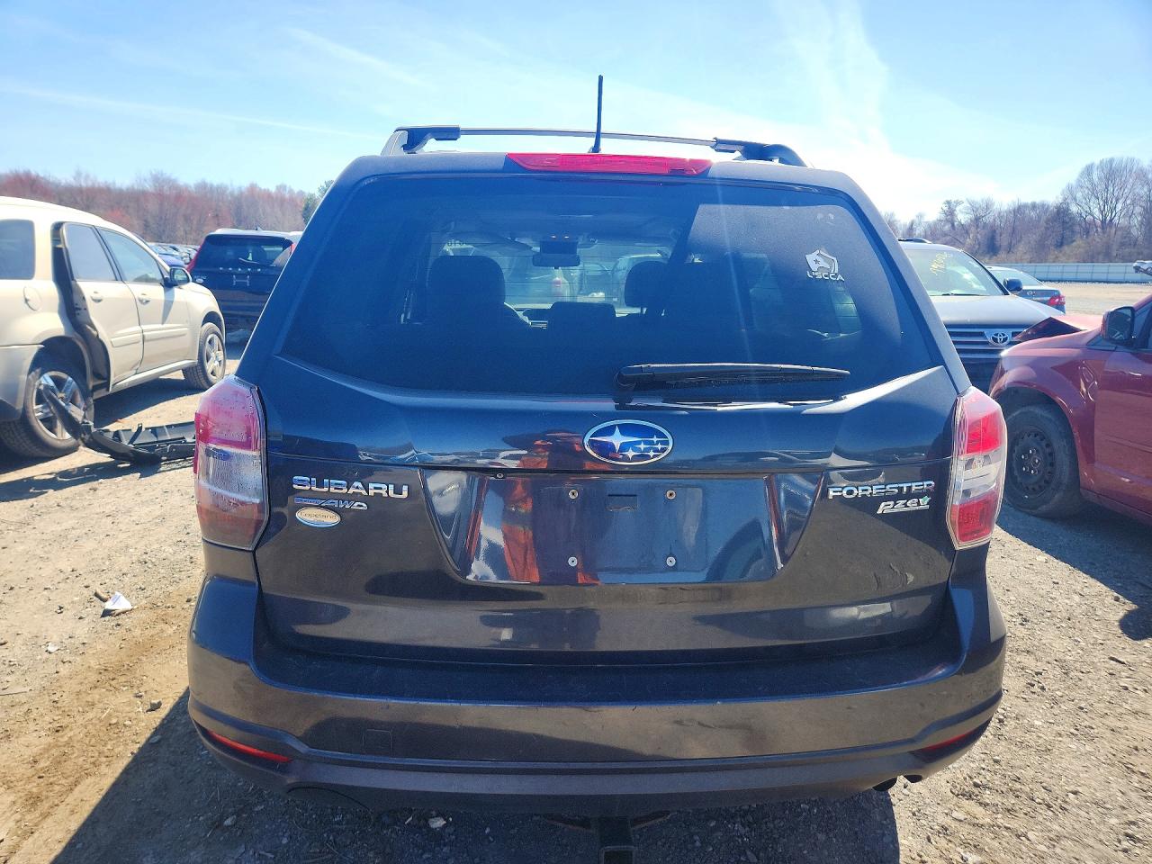 2015 Subaru Forester 2.5i Premium Gray vin: JF2SJADC6FH589969