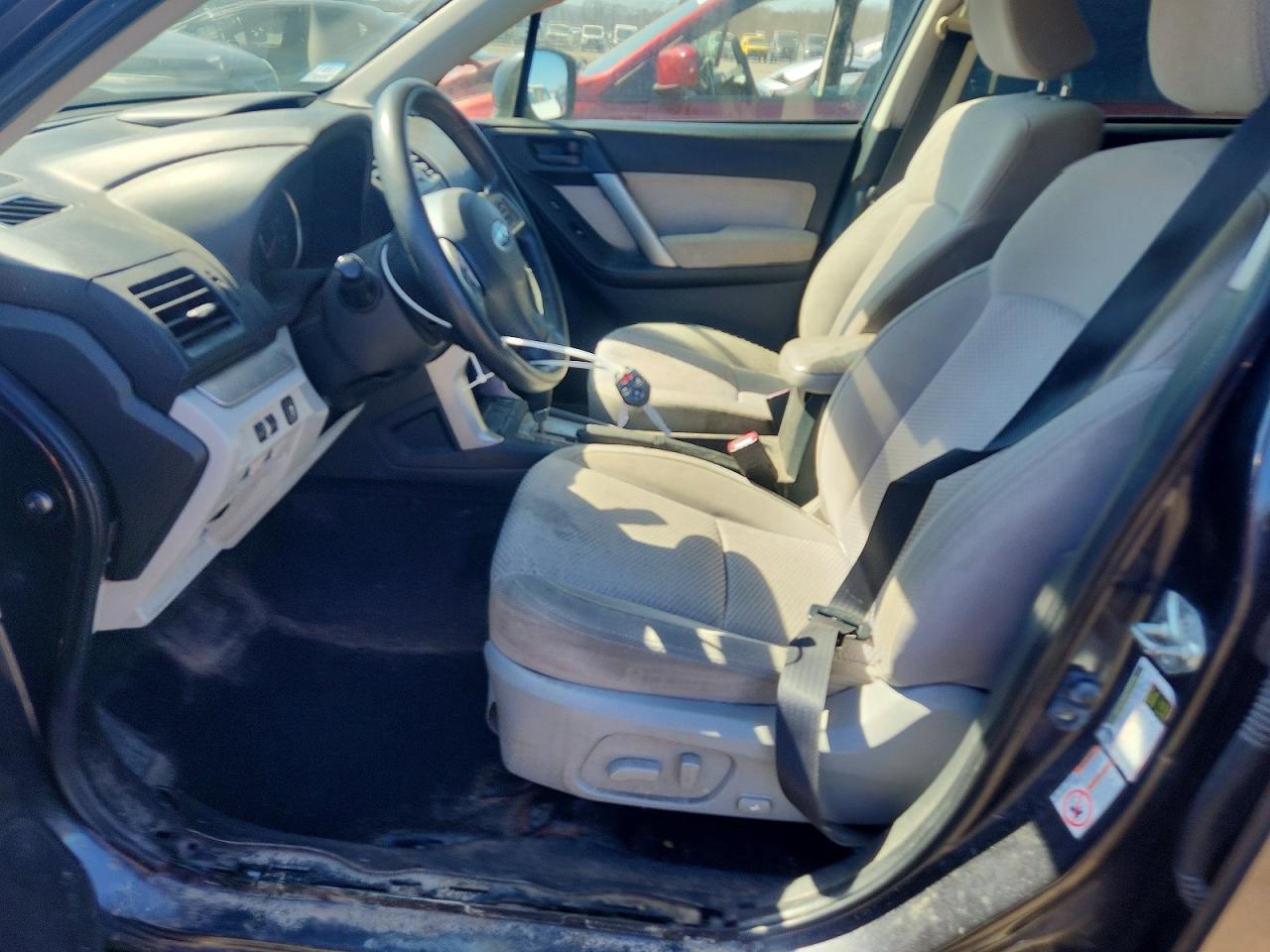 2015 Subaru Forester 2.5i Premium Gray vin: JF2SJADC6FH589969
