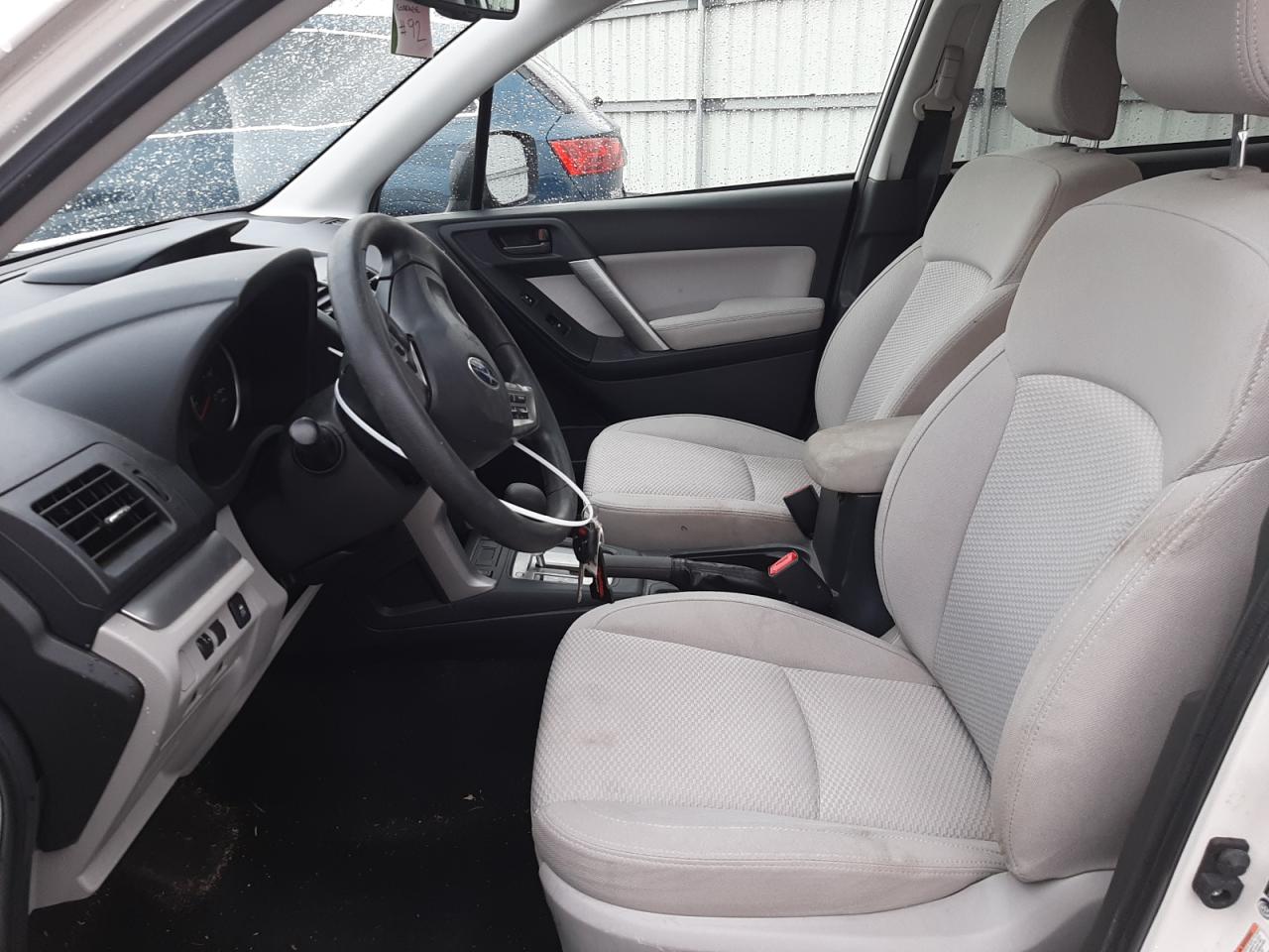 2015 Subaru Forester 2.5i Premium White vin: JF2SJADC6FH593763