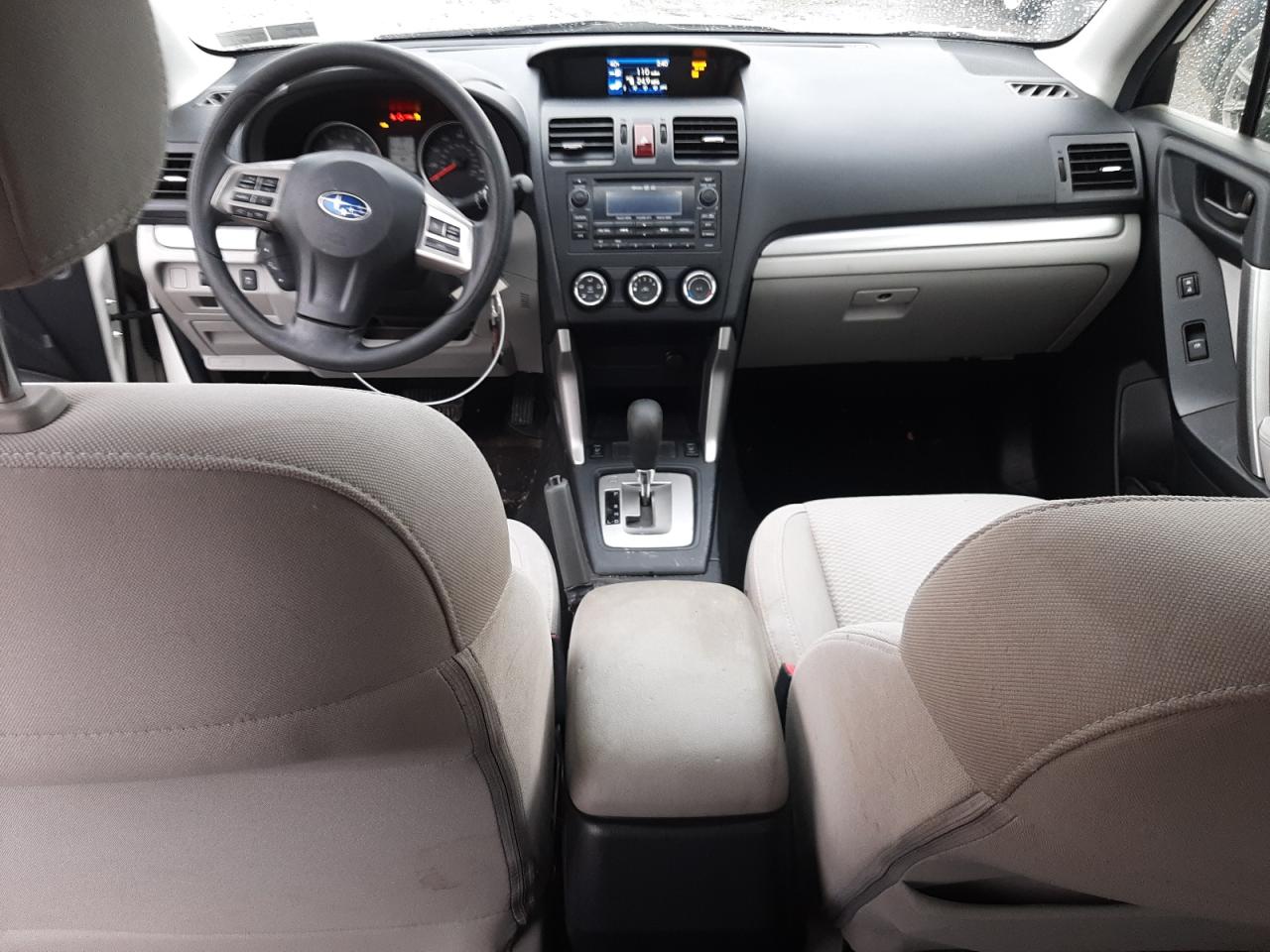 2015 Subaru Forester 2.5i Premium White vin: JF2SJADC6FH593763