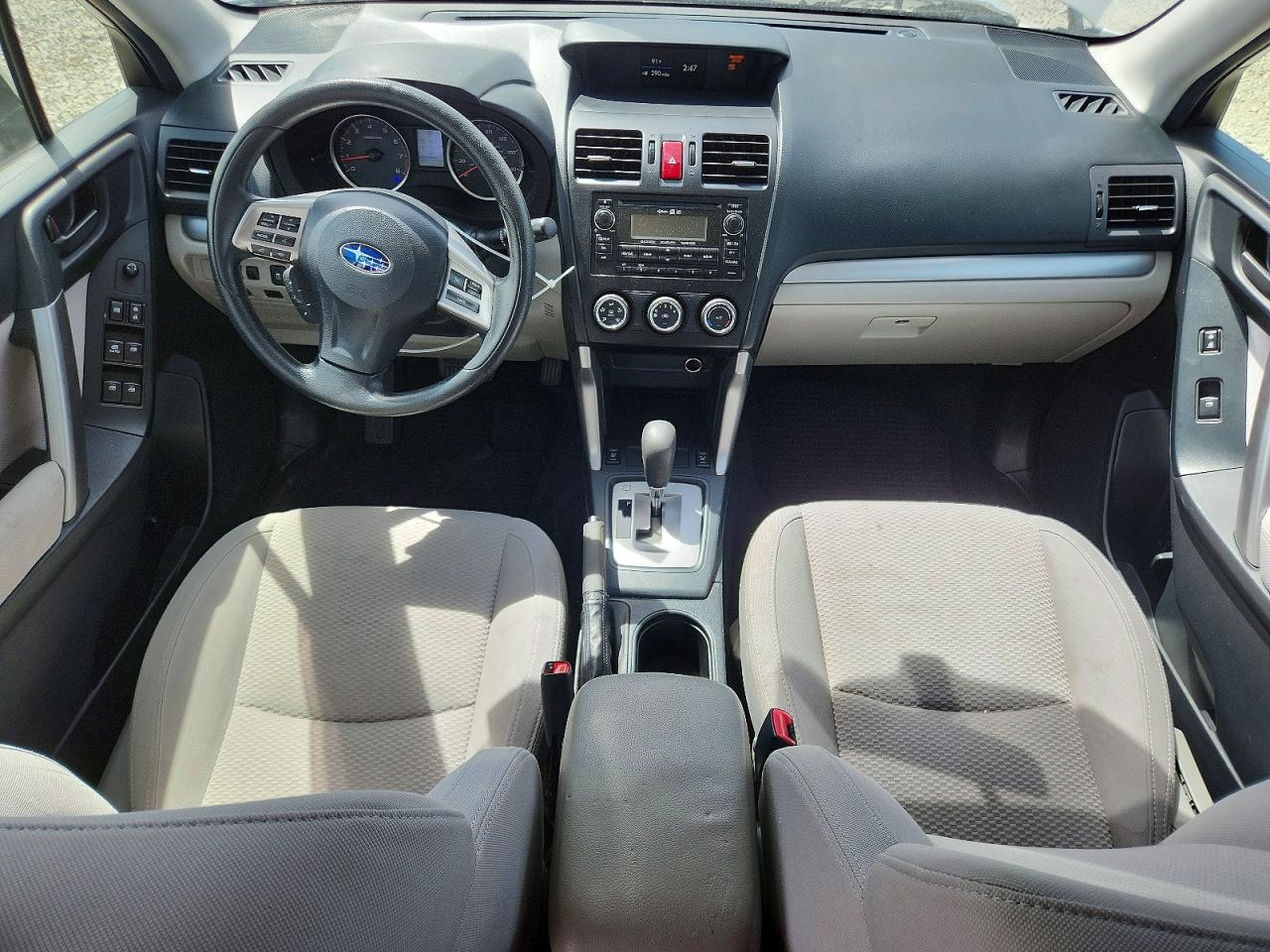 2015 Subaru Forester 2.5i Premium White vin: JF2SJADC6FH593763