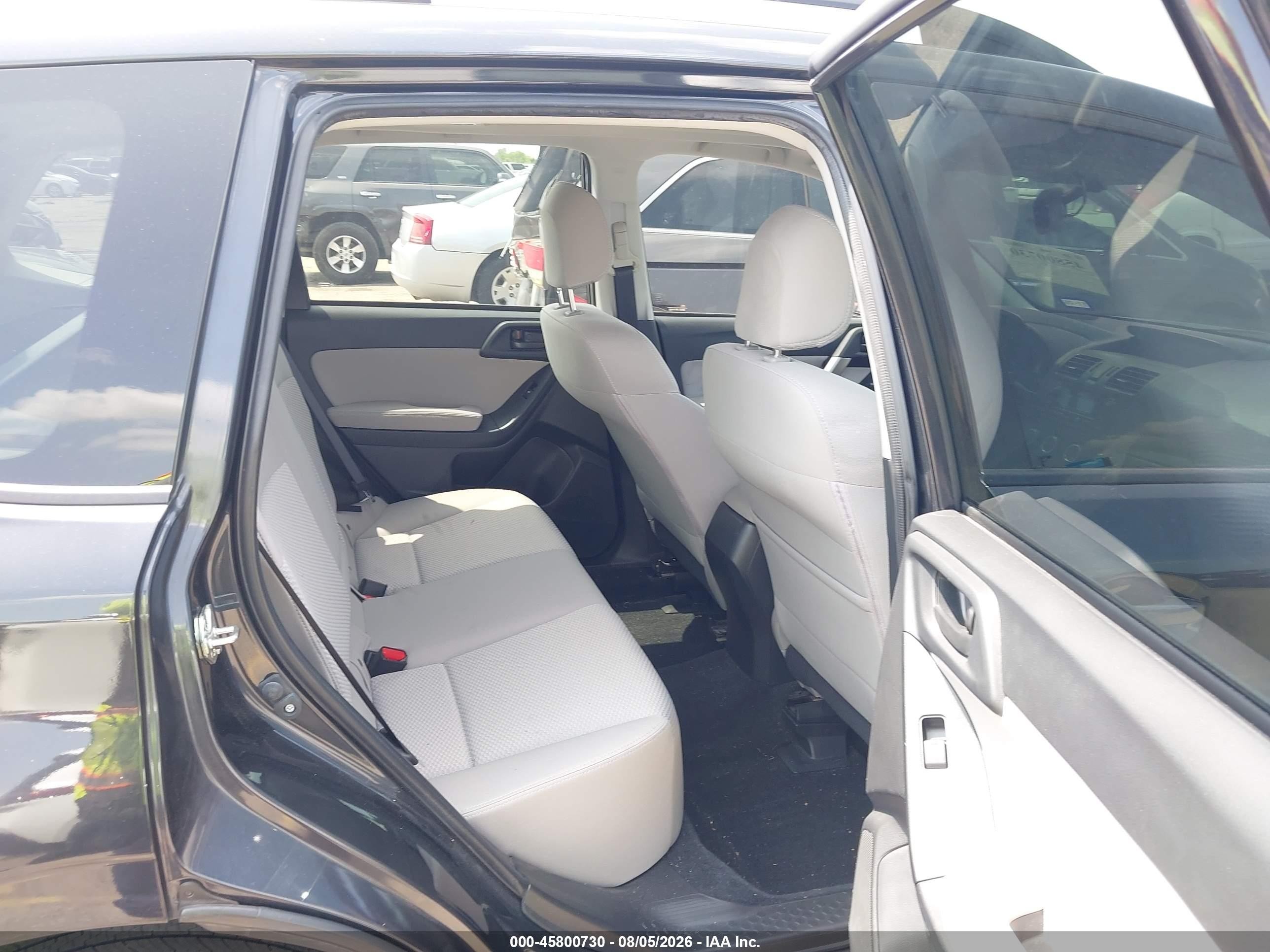 2015 Subaru Forester 2.5i Premium Gray vin: JF2SJADC6FH595660