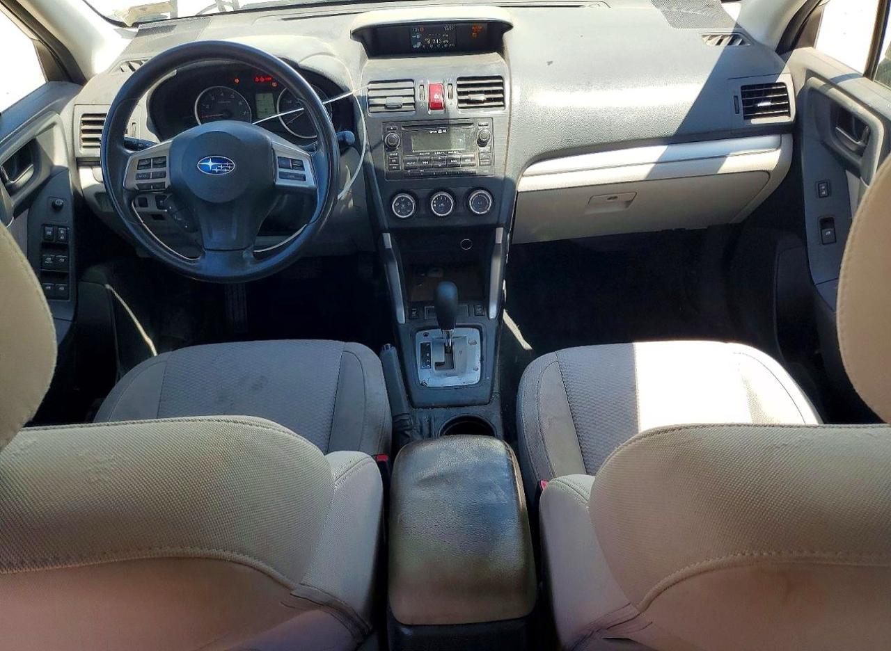 2015 Subaru Forester 2.5i Premium White vin: JF2SJADC6FH813922