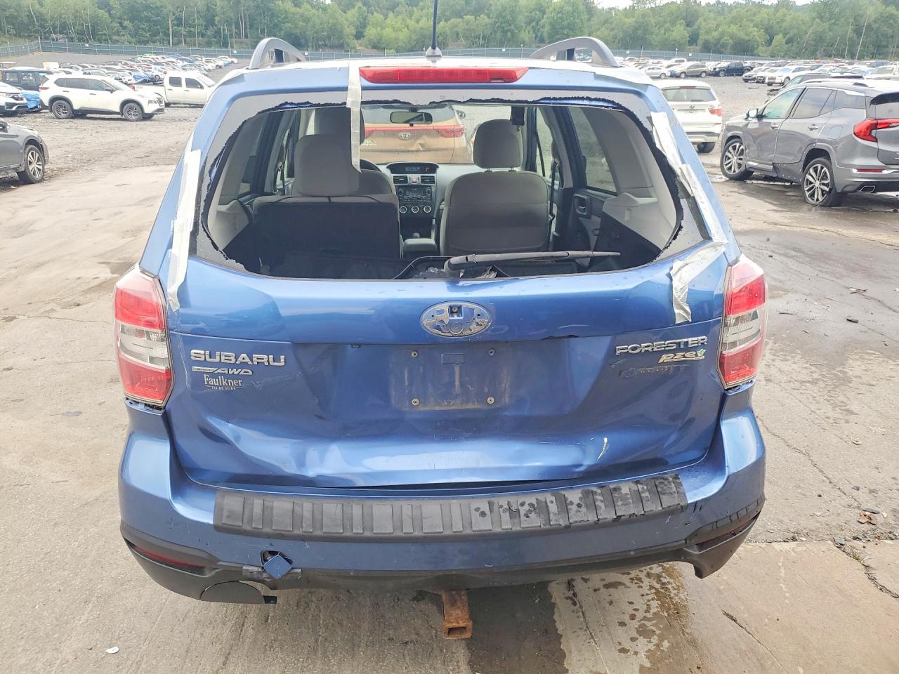 2015 Subaru Forester 2.5i Premium Blue vin: JF2SJADC6FH820238