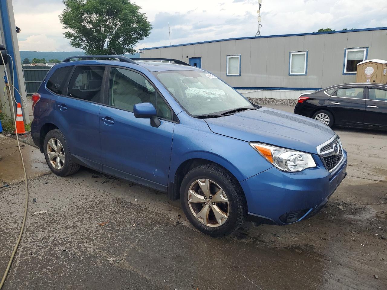 2015 Subaru Forester 2.5i Premium Blue vin: JF2SJADC6FH820238
