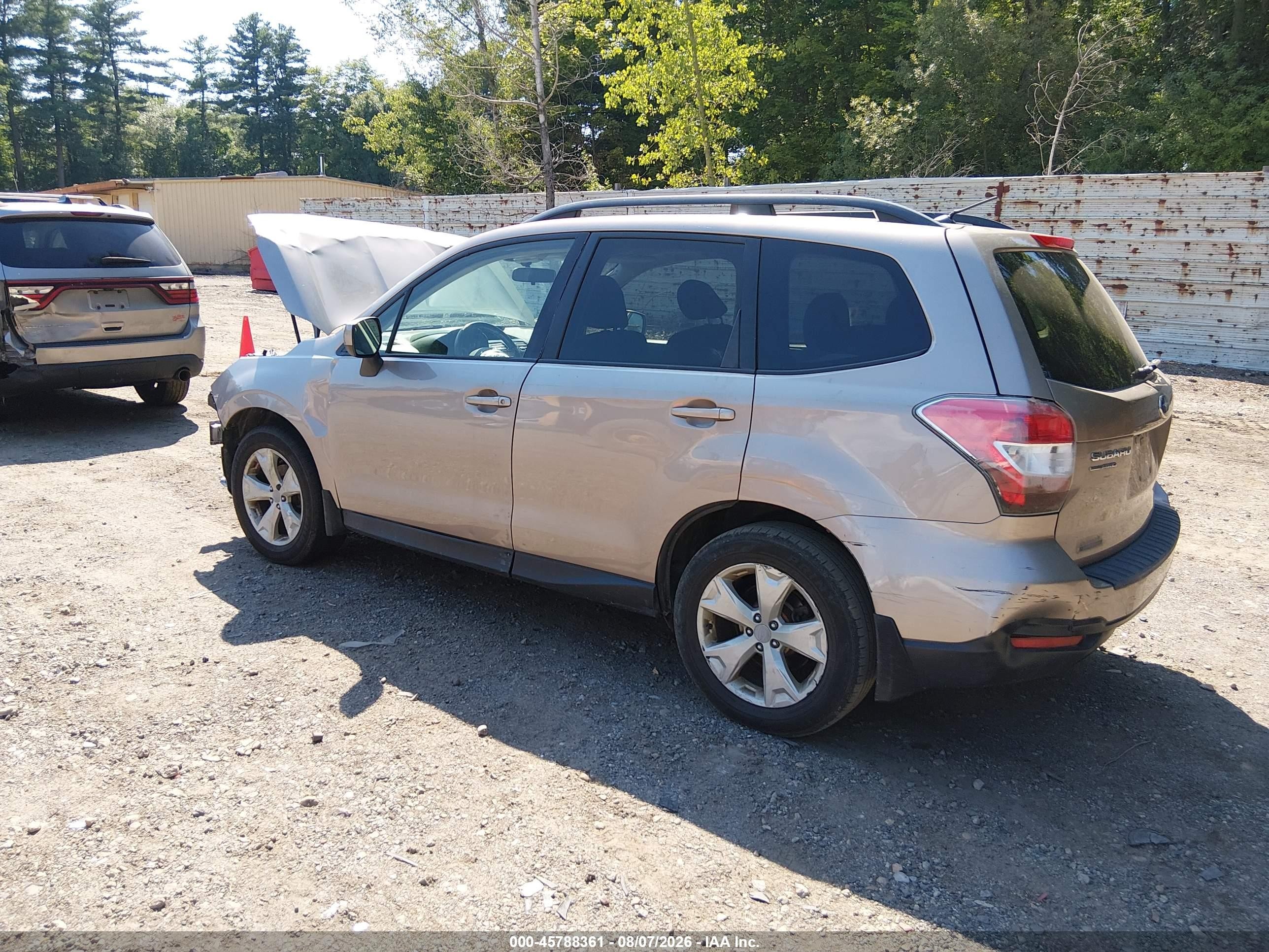 2015 Subaru Forester 2.5i Premium Желто-коричневый vin: JF2SJADC6FH838920