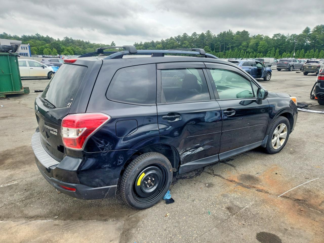 2015 Subaru Forester 2.5i Premium Black vin: JF2SJADC6FH840974