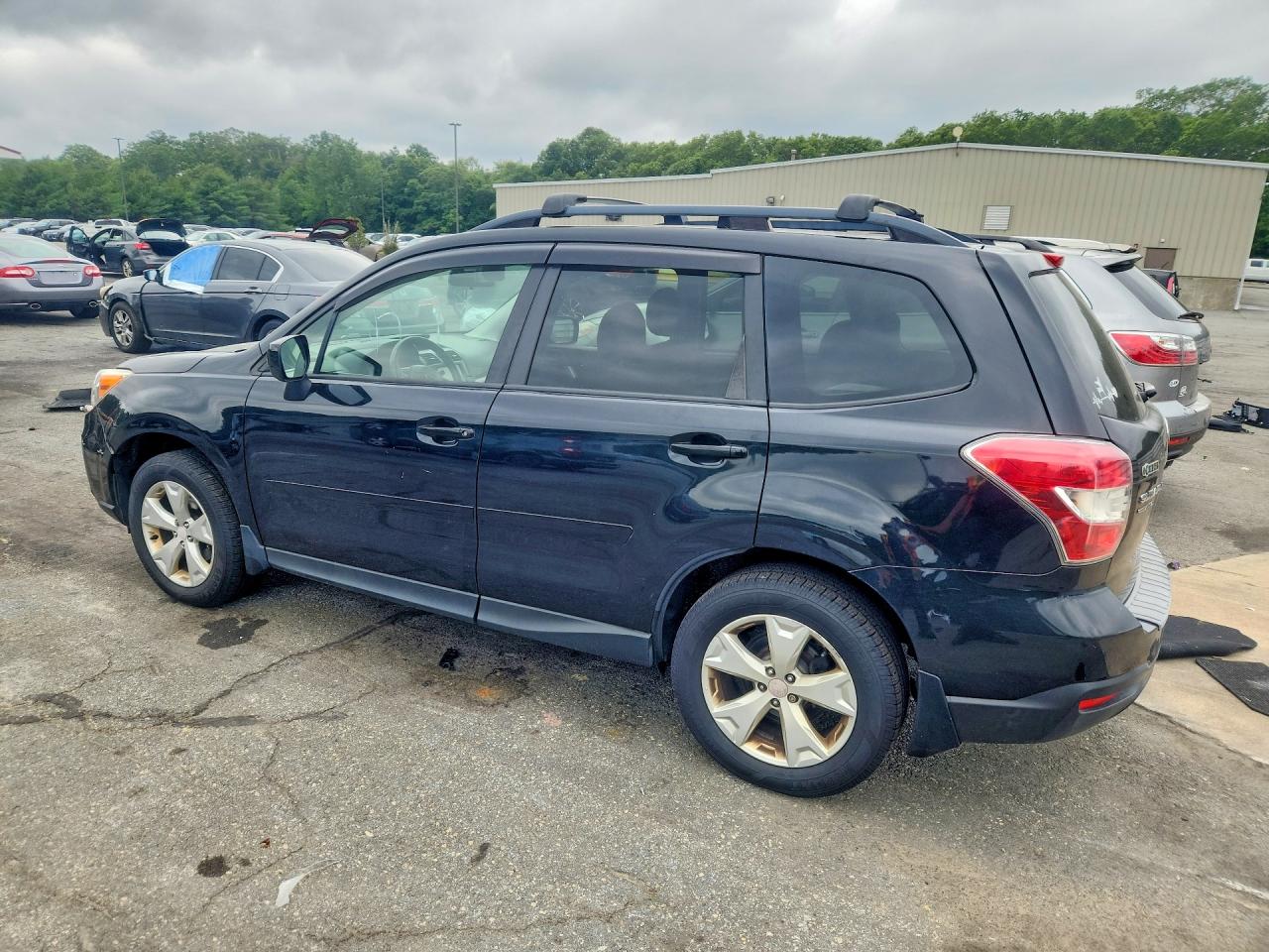 2015 Subaru Forester 2.5i Premium Black vin: JF2SJADC6FH840974