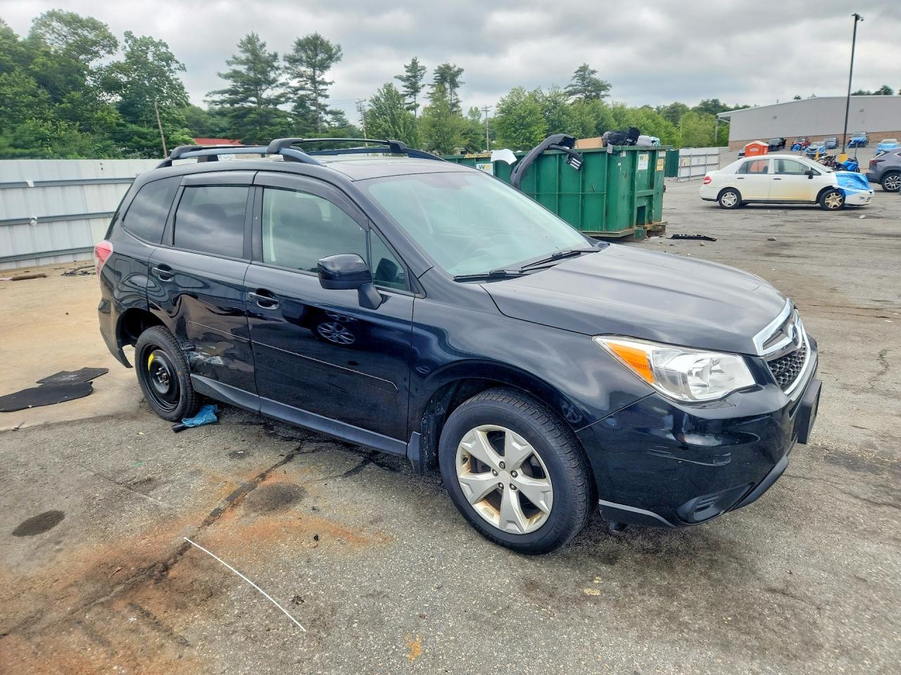 2015 Subaru Forester 2.5i Premium Black vin: JF2SJADC6FH840974