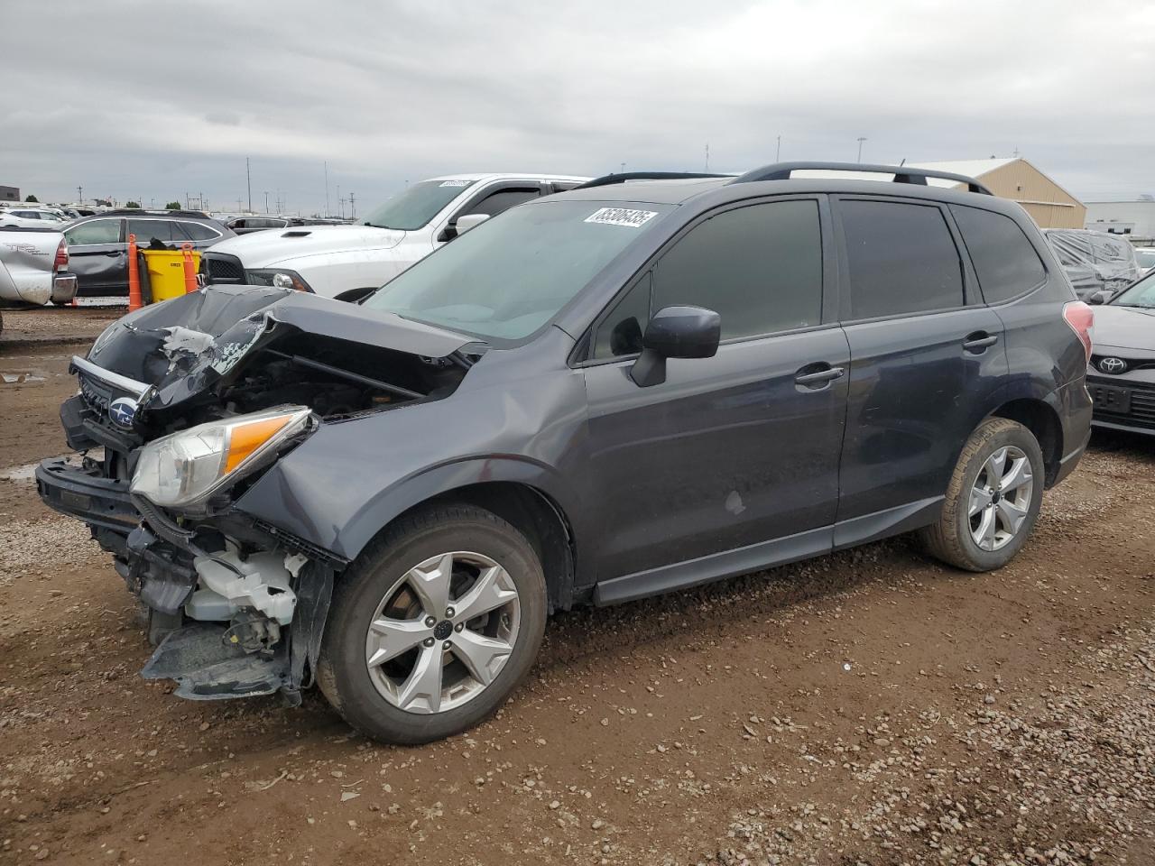 2014 Subaru Forester 2.5i Premium Charcoal vin: JF2SJADC7EH522019
