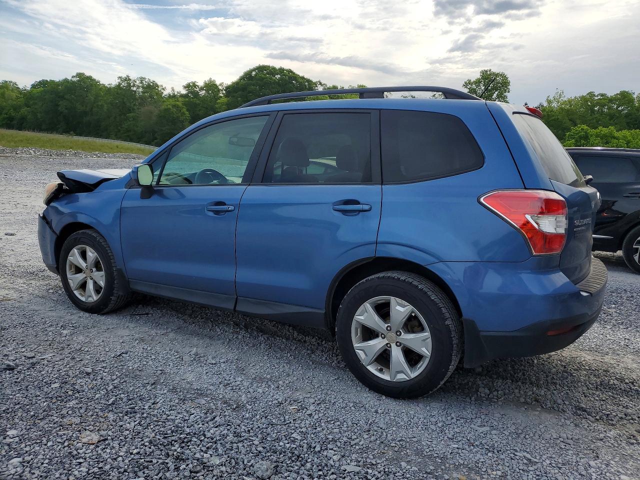 2015 Subaru Forester 2.5i Premium Blue vin: JF2SJADC7FH427347